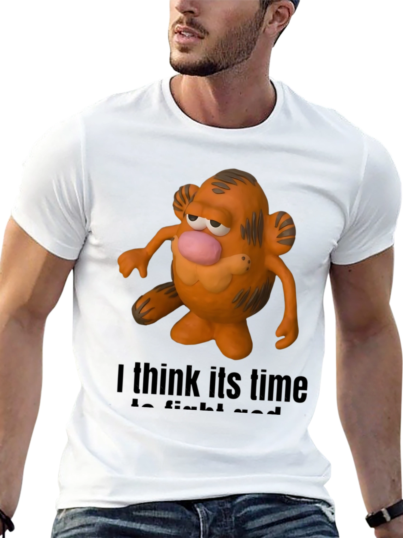 Potato Head Garfield Graphic Tee