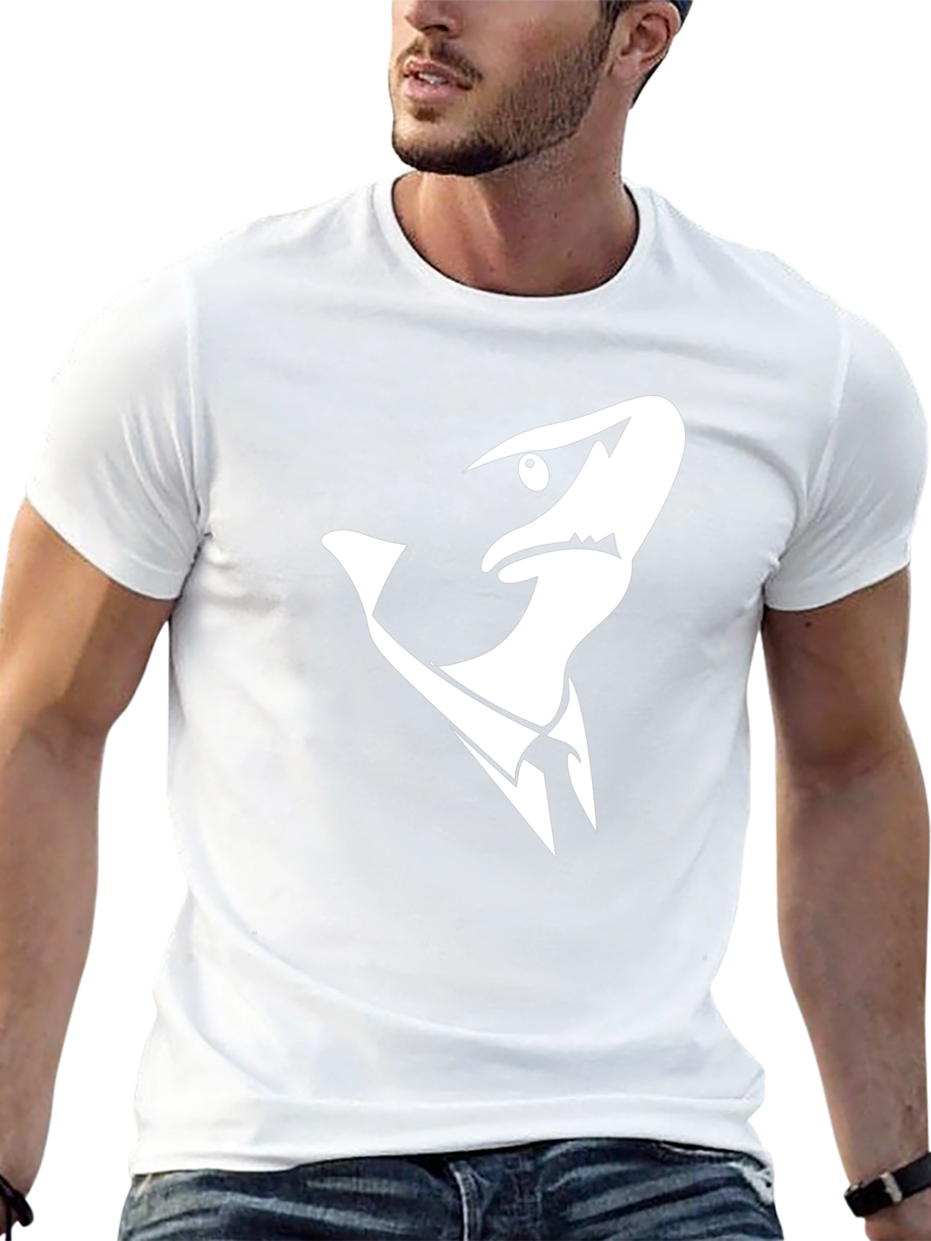 Shark Suit T-Shirt - Cool Graphic Tee