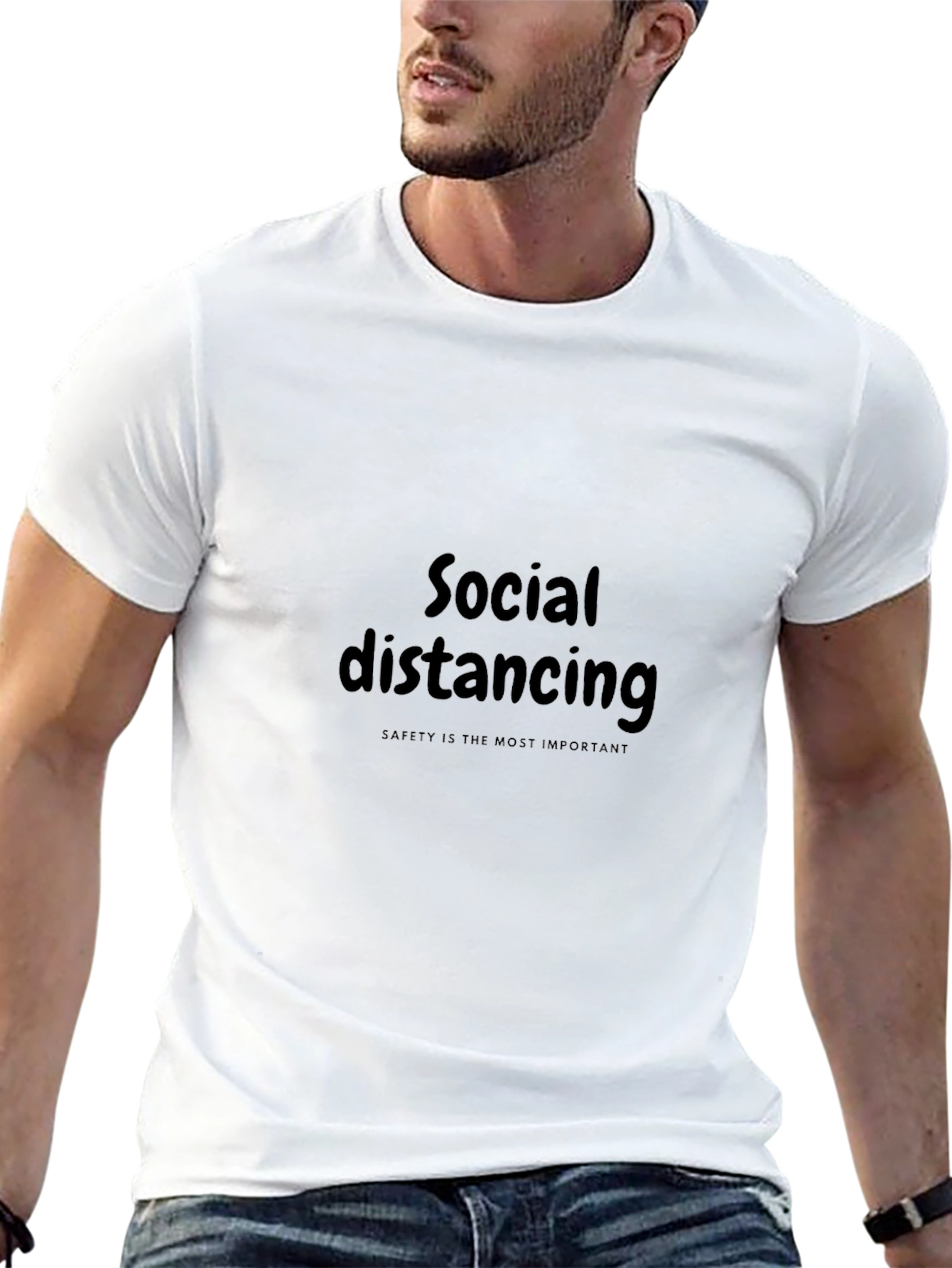 Social Distancing T-Shirt - Stay Safe & Stylish