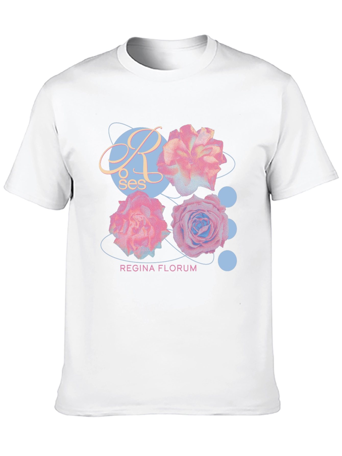 Roses Regina Florum Graphic T-Shirt
