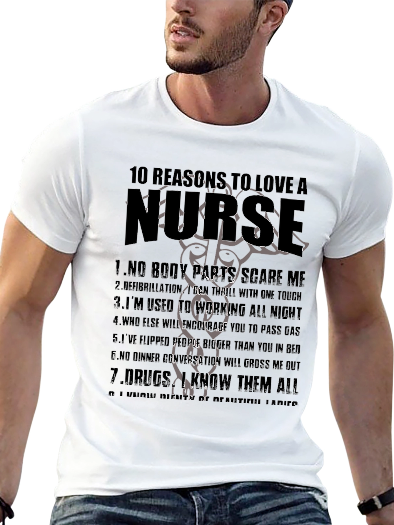 Nurse Appreciation T-Shirt - 10 Reasons to Love