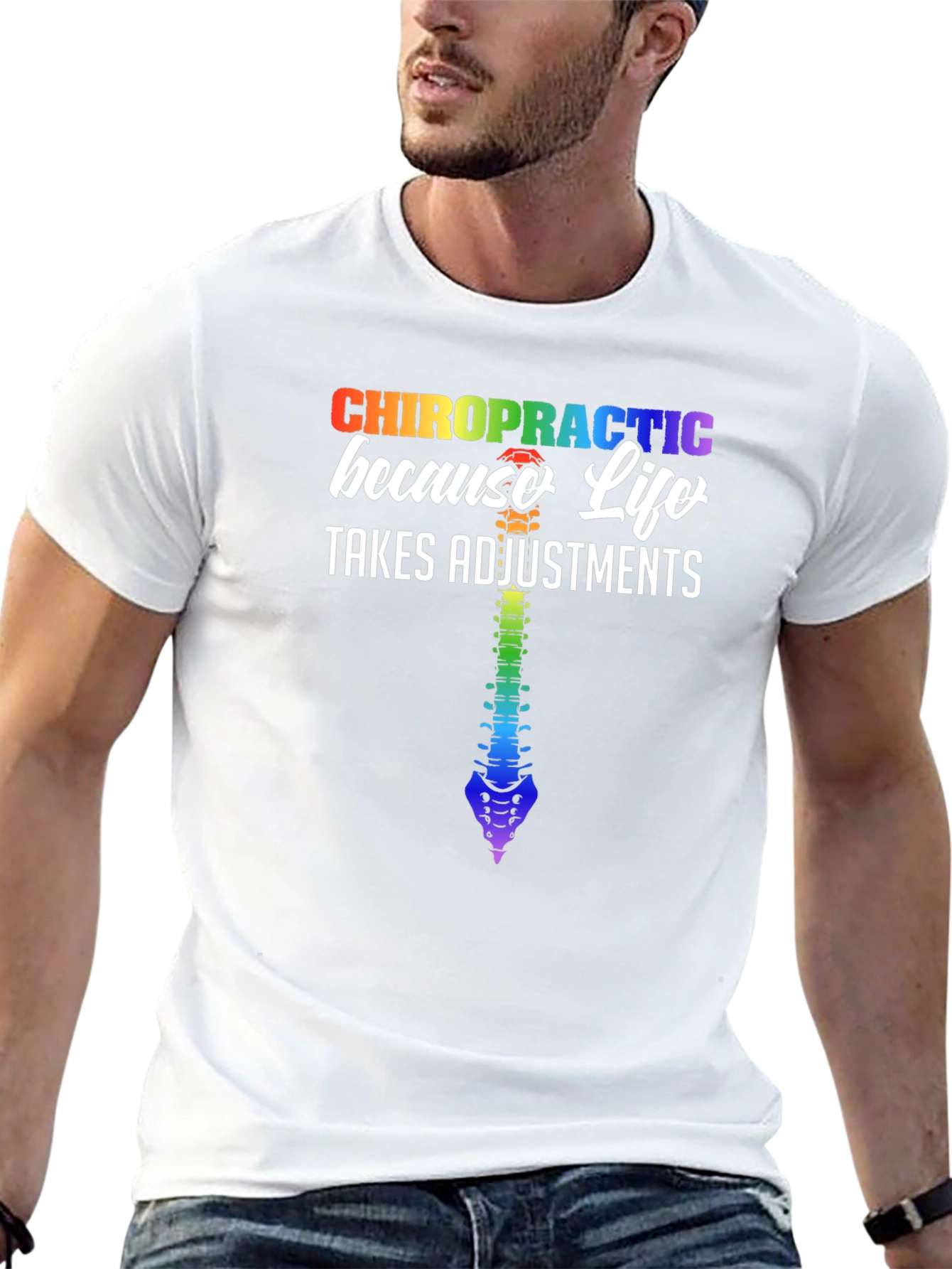 Chiropractic Life Adjustments Graphic Tee