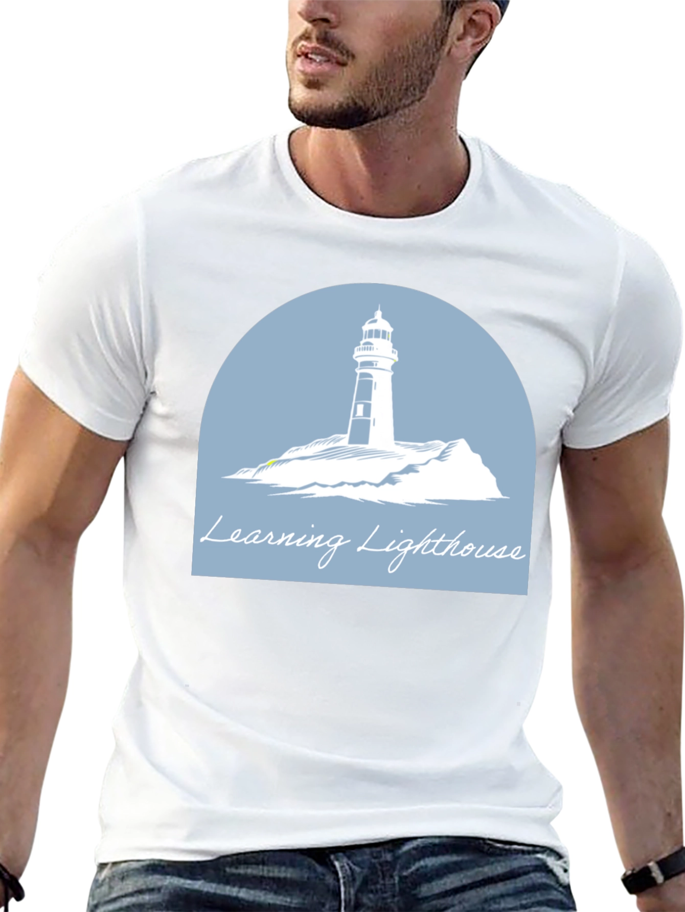 Learning Lighthouse Graphic T-Shirt