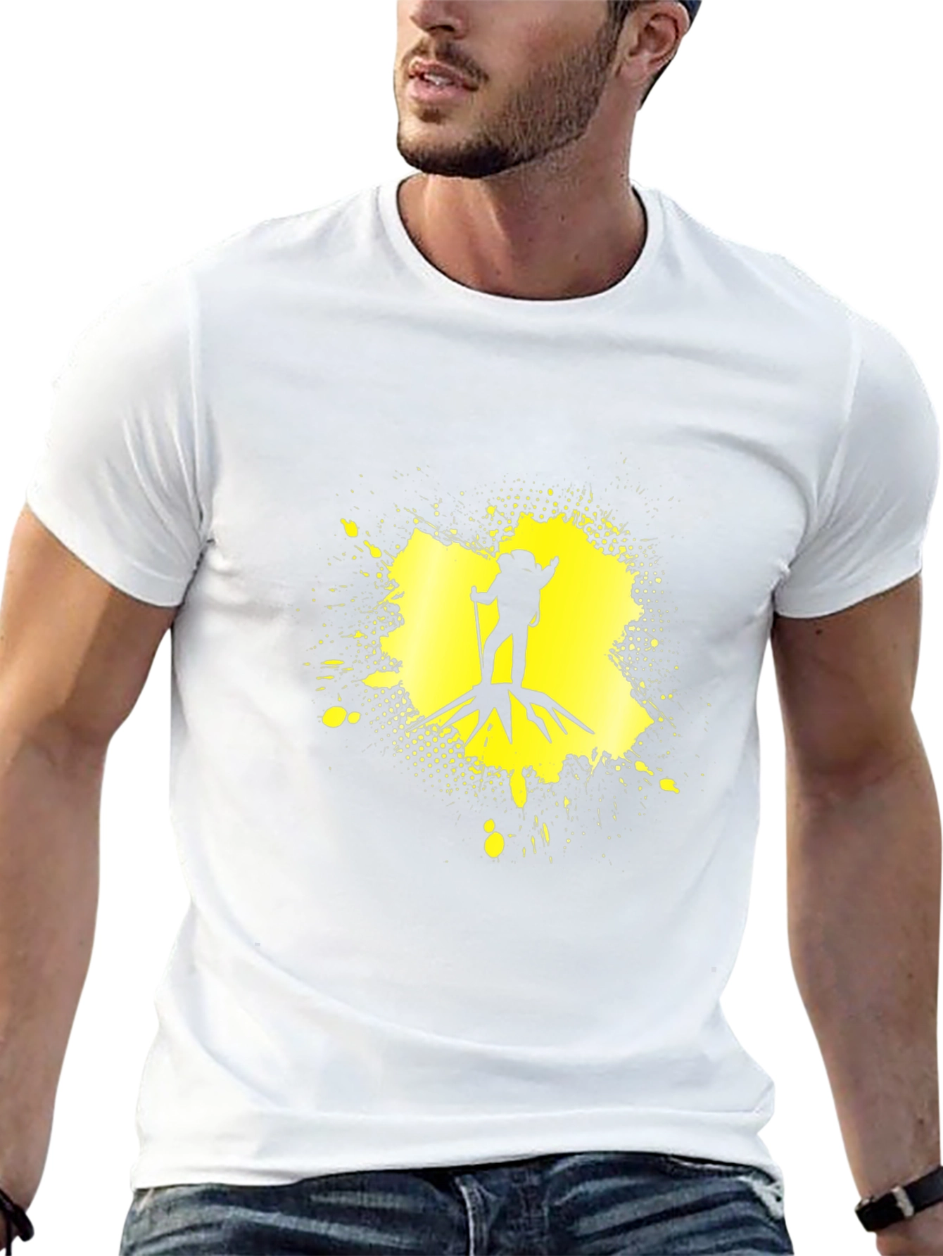 Hiking Adventure Black Graphic T-Shirt