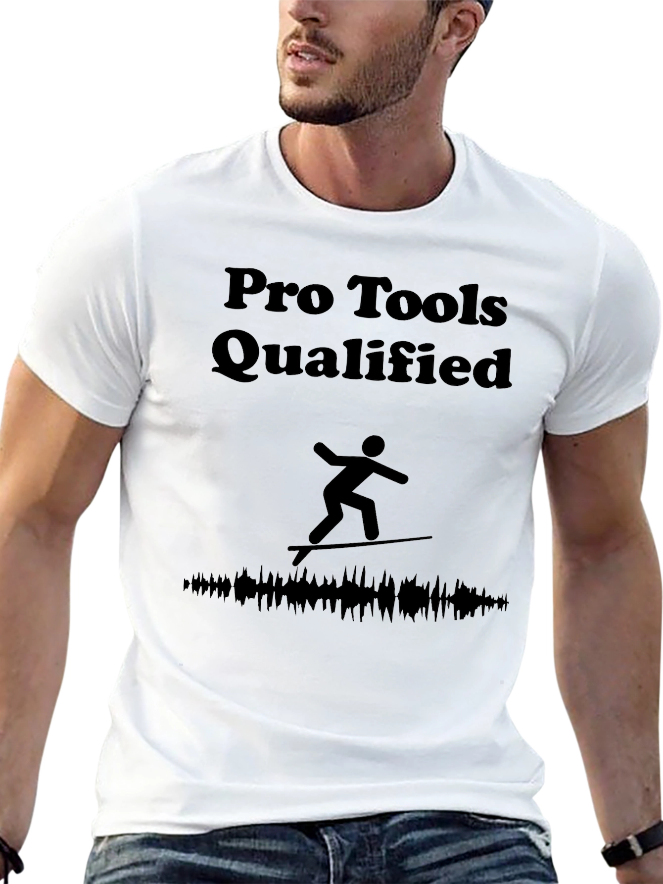Pro Tools Qualified Surfing Graphic T-Shirt