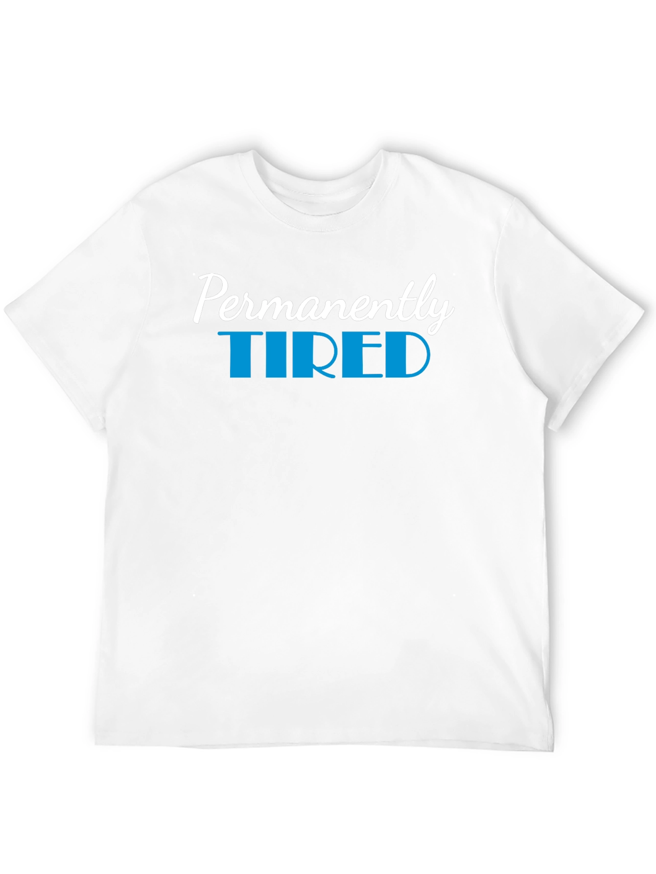 Permanently Tired Black Graphic T-Shirt