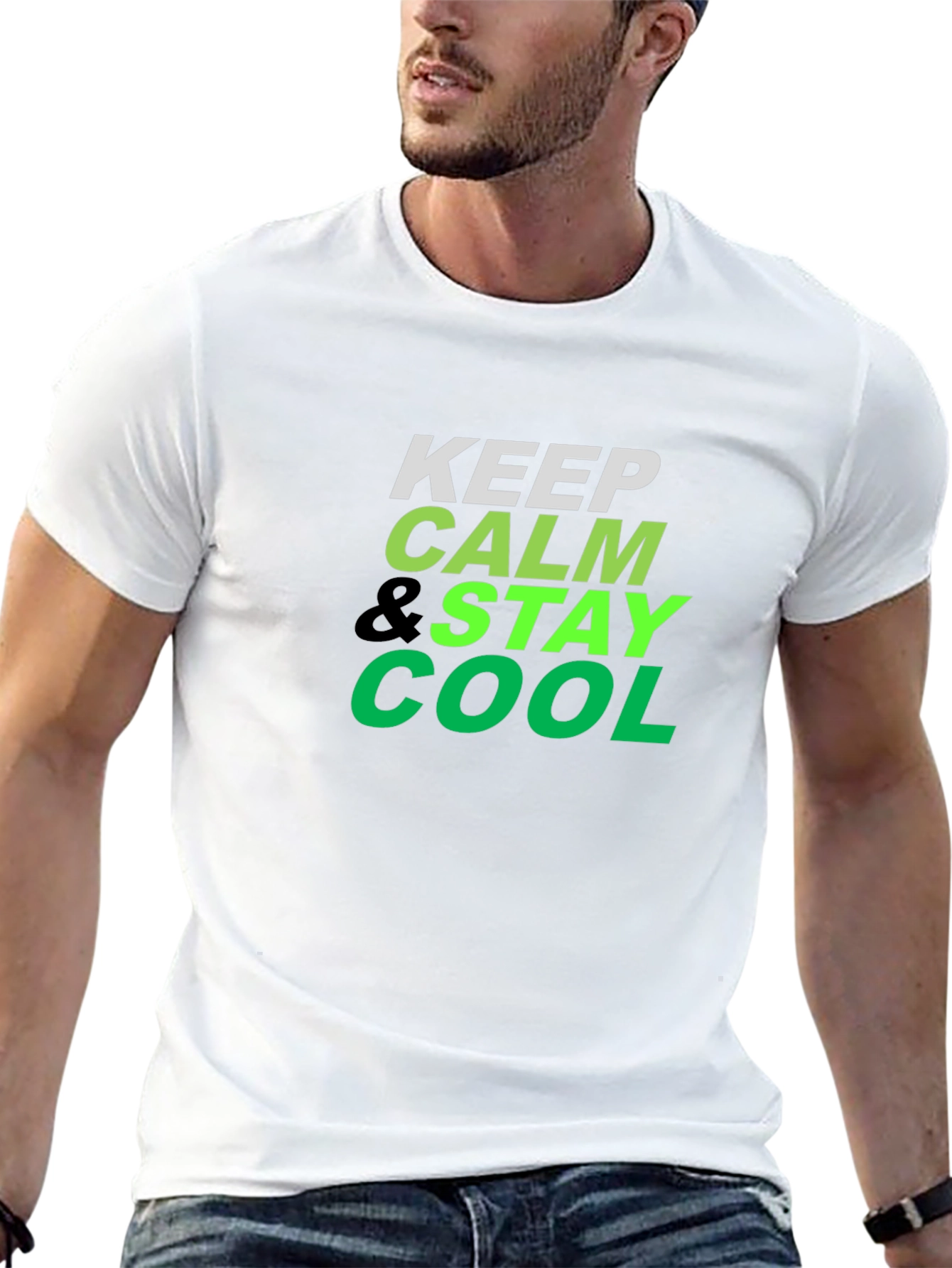 Keep Calm Stay Cool Graphic T-Shirt