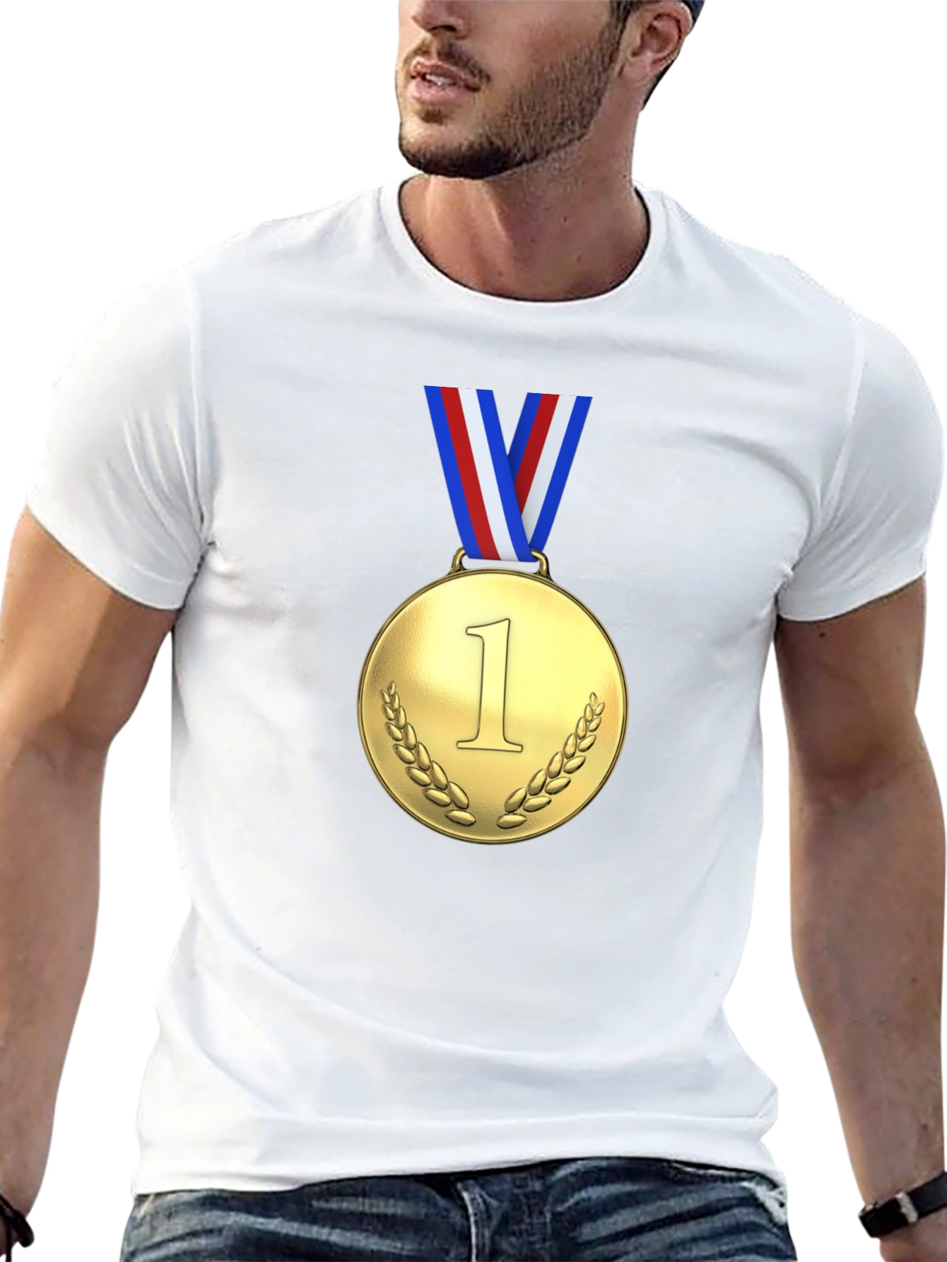 Gold Medal Winner Black T-Shirt