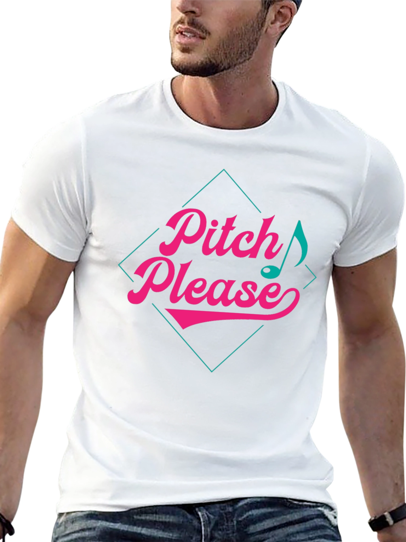Pitch Please Retro Graphic T-Shirt