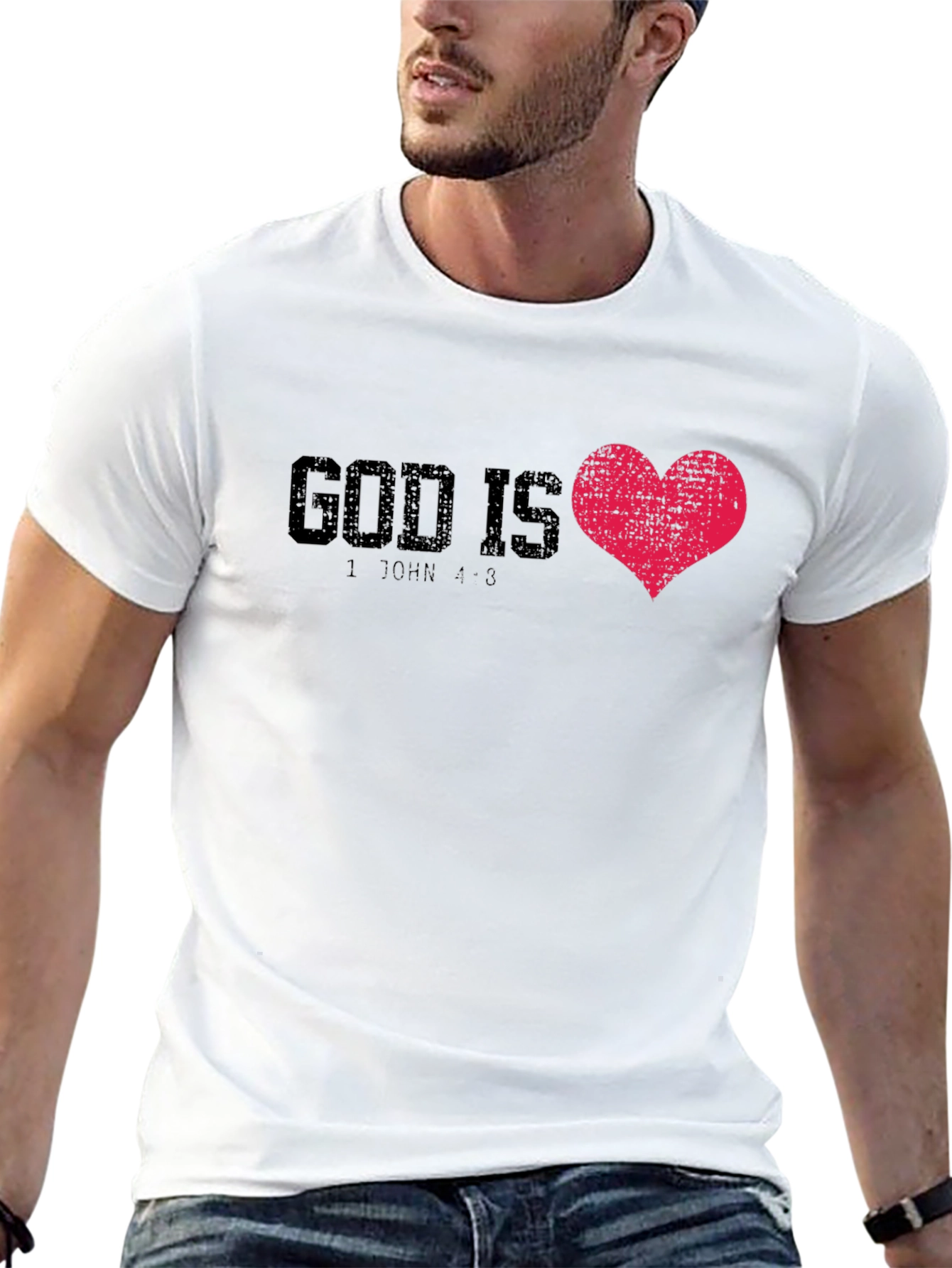 God Is Love T-Shirt - Religious Graphic Tee