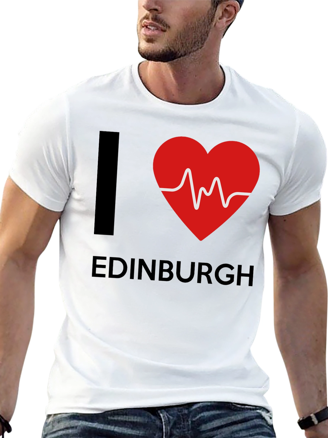 I Heart Edinburgh T-Shirt - Trendy Graphic Tee