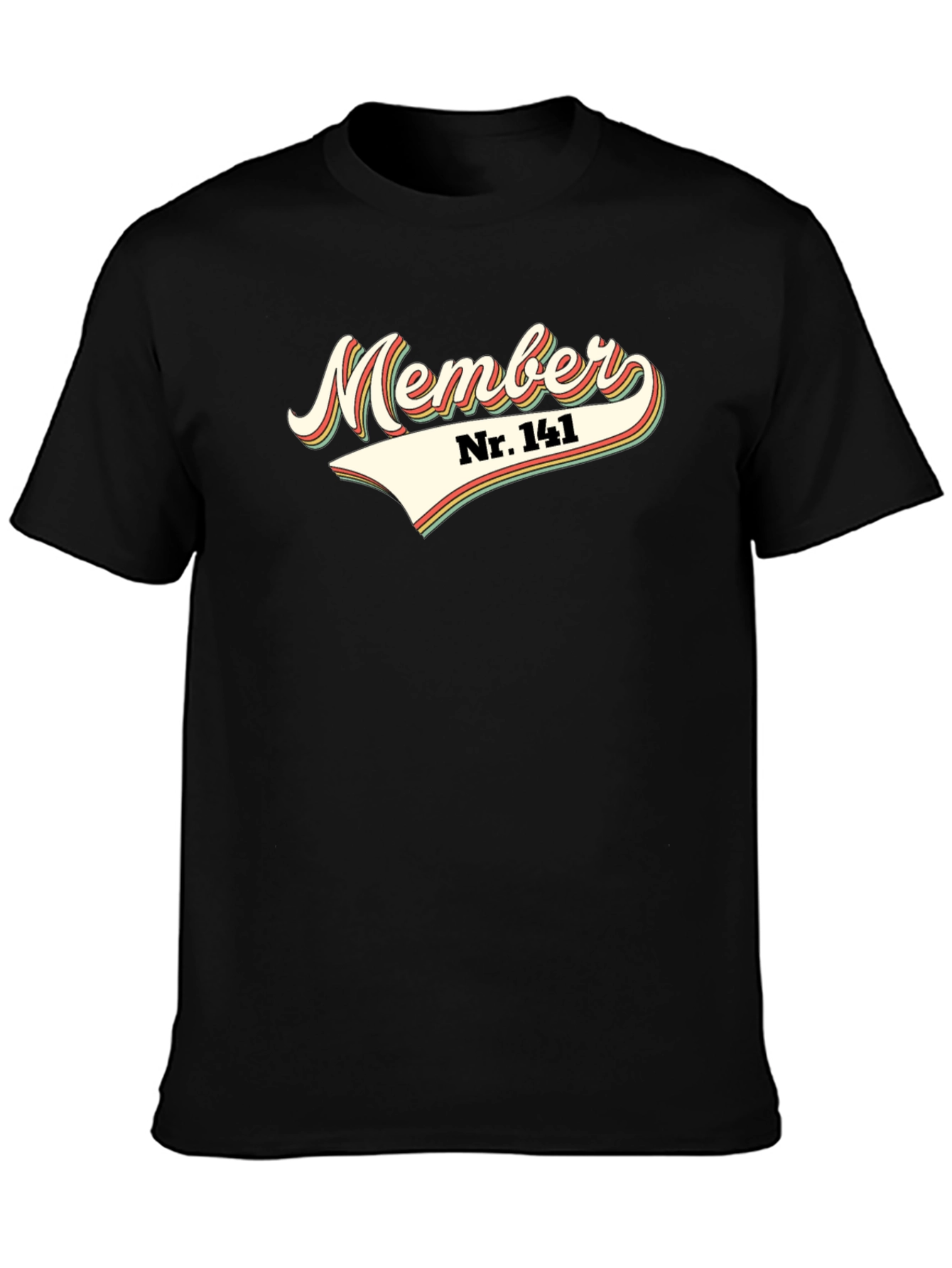 Retro Member Nr. 141 Graphic T-Shirt
