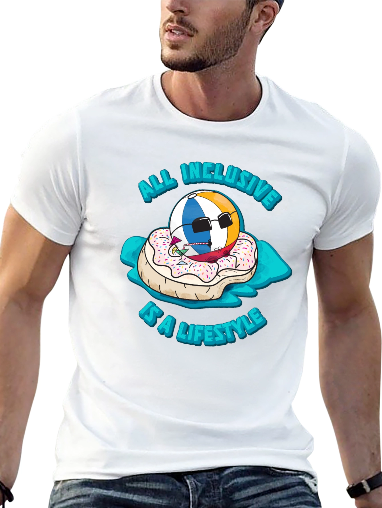 All Inclusive Lifestyle Graphic T-Shirt