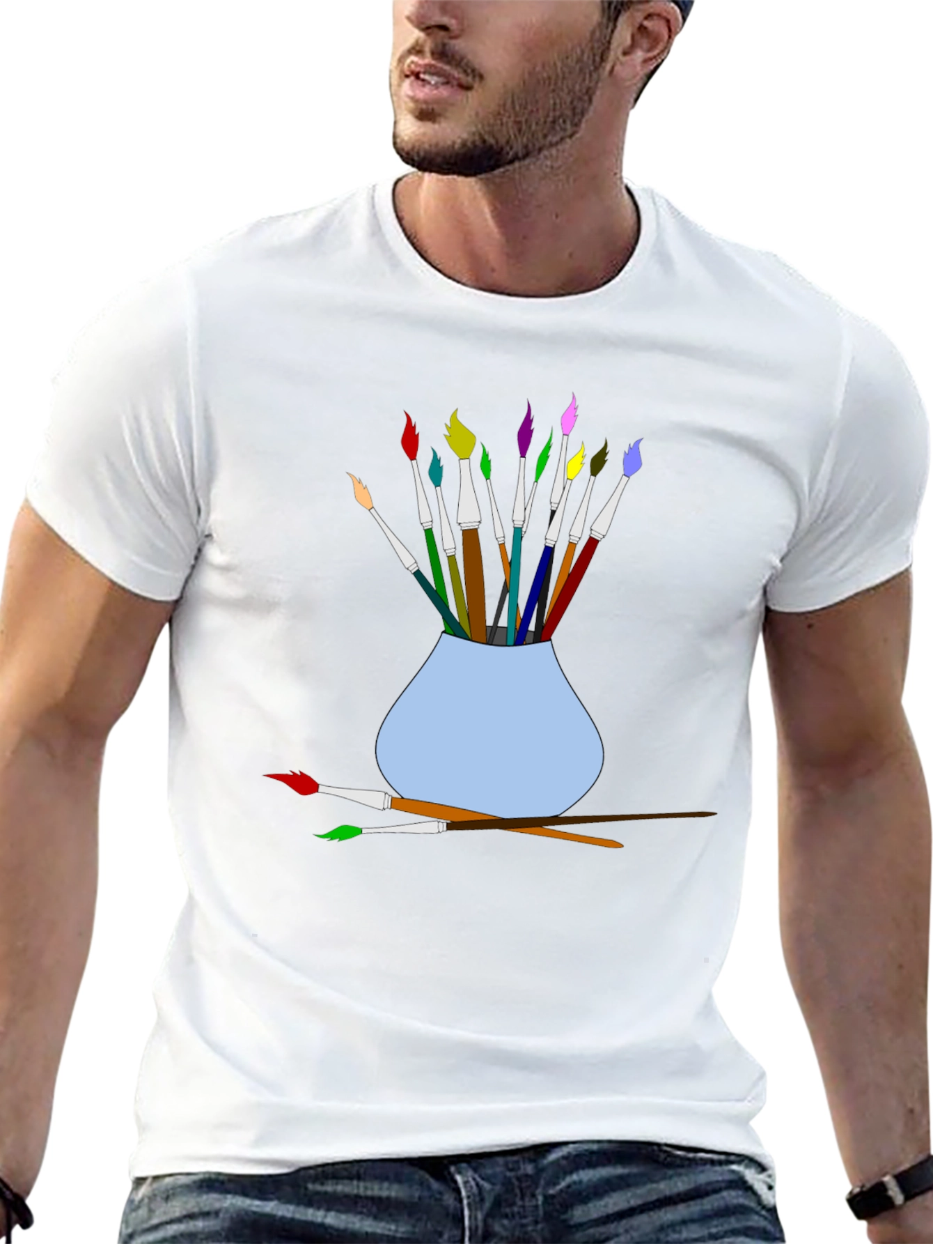 Painters Brush T-Shirt - Artistic Expression