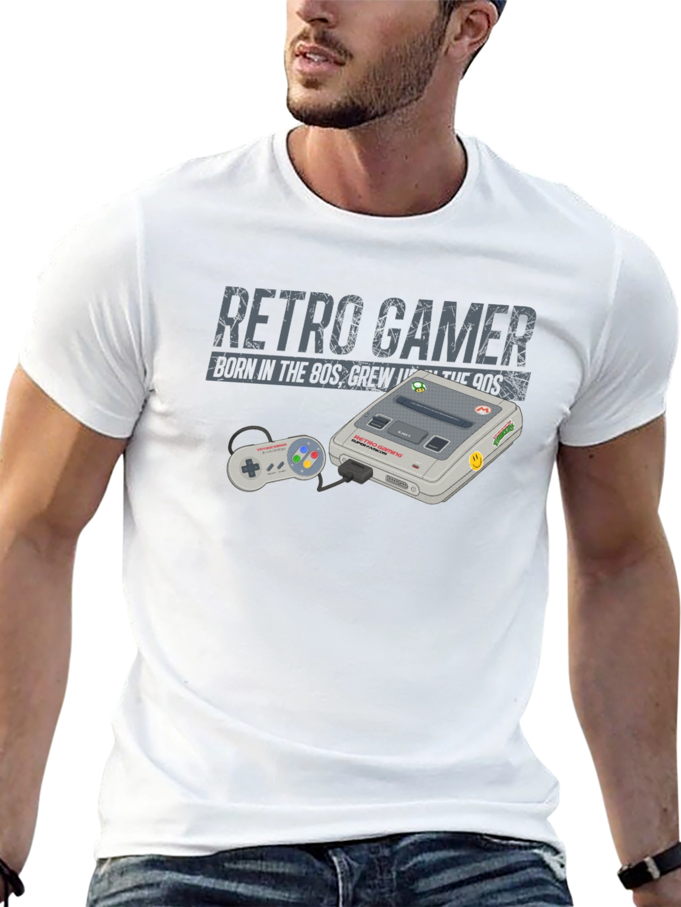 Retro Gamer T-Shirt - Born in the 80s