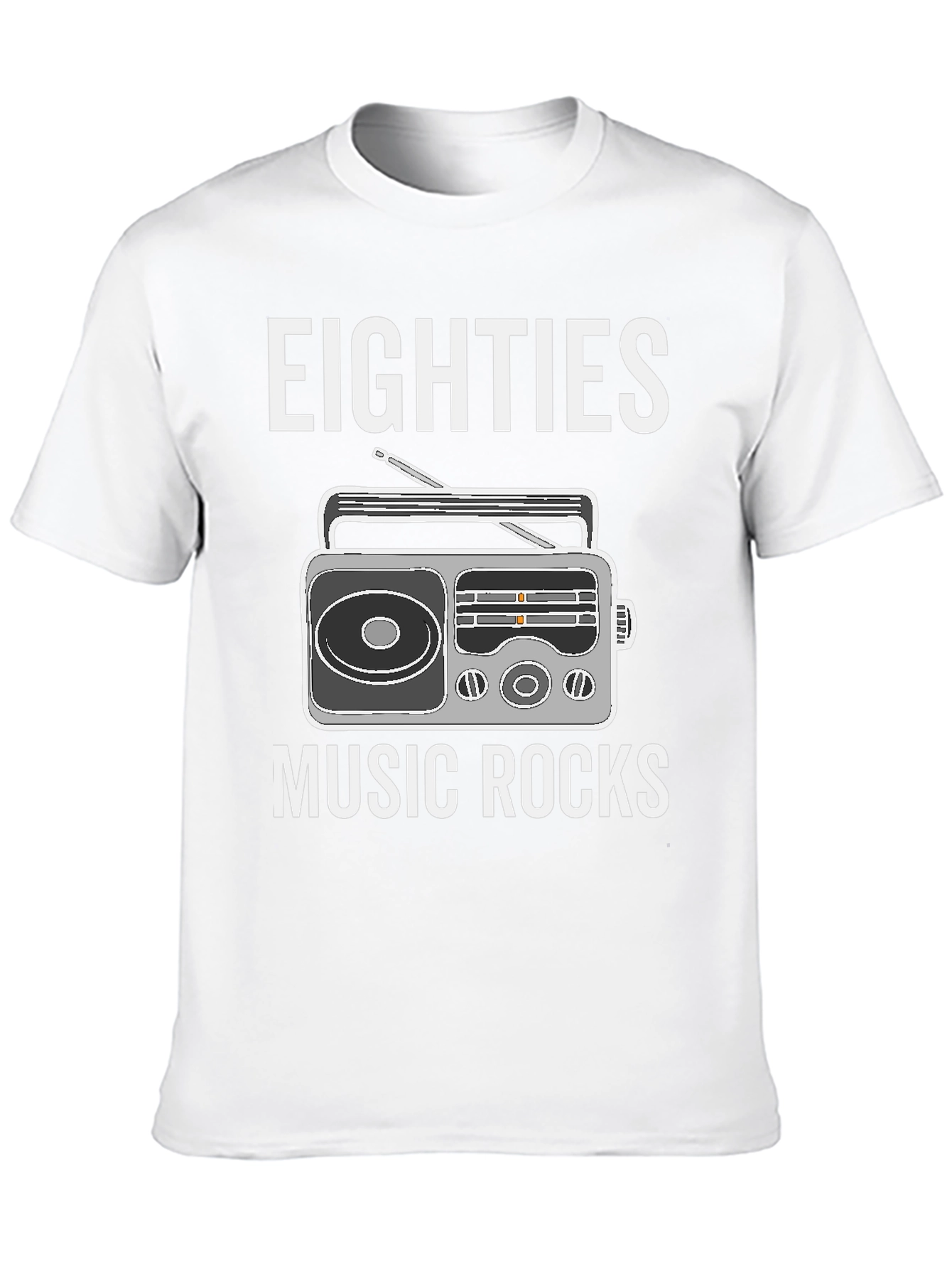 Eighties Music Rocks Graphic T-Shirt