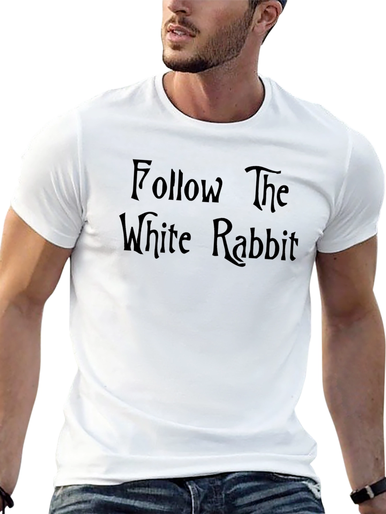 Follow The White Rabbit T-Shirt