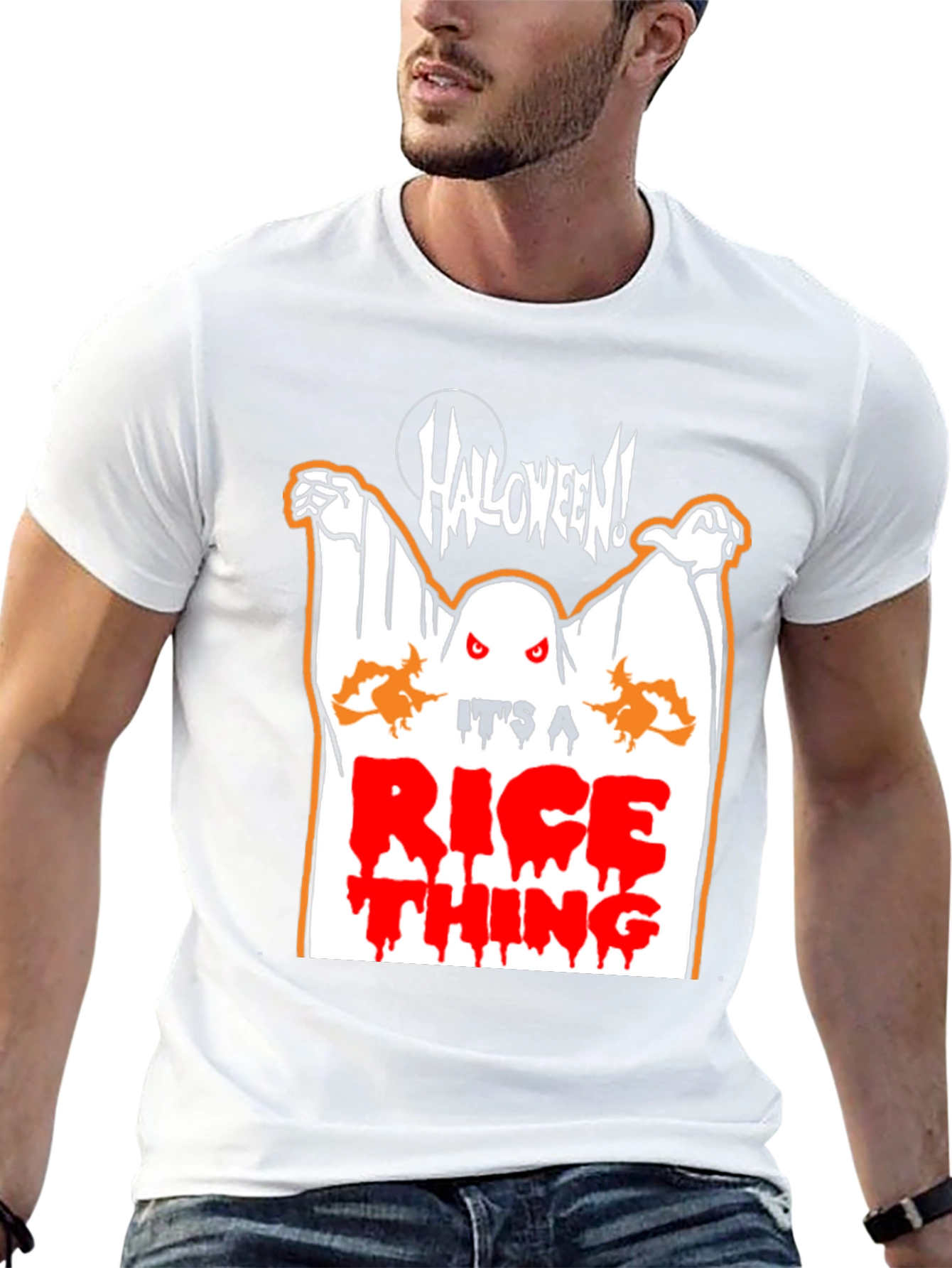 Halloween Ghost Its A Rice Thing T-Shirt