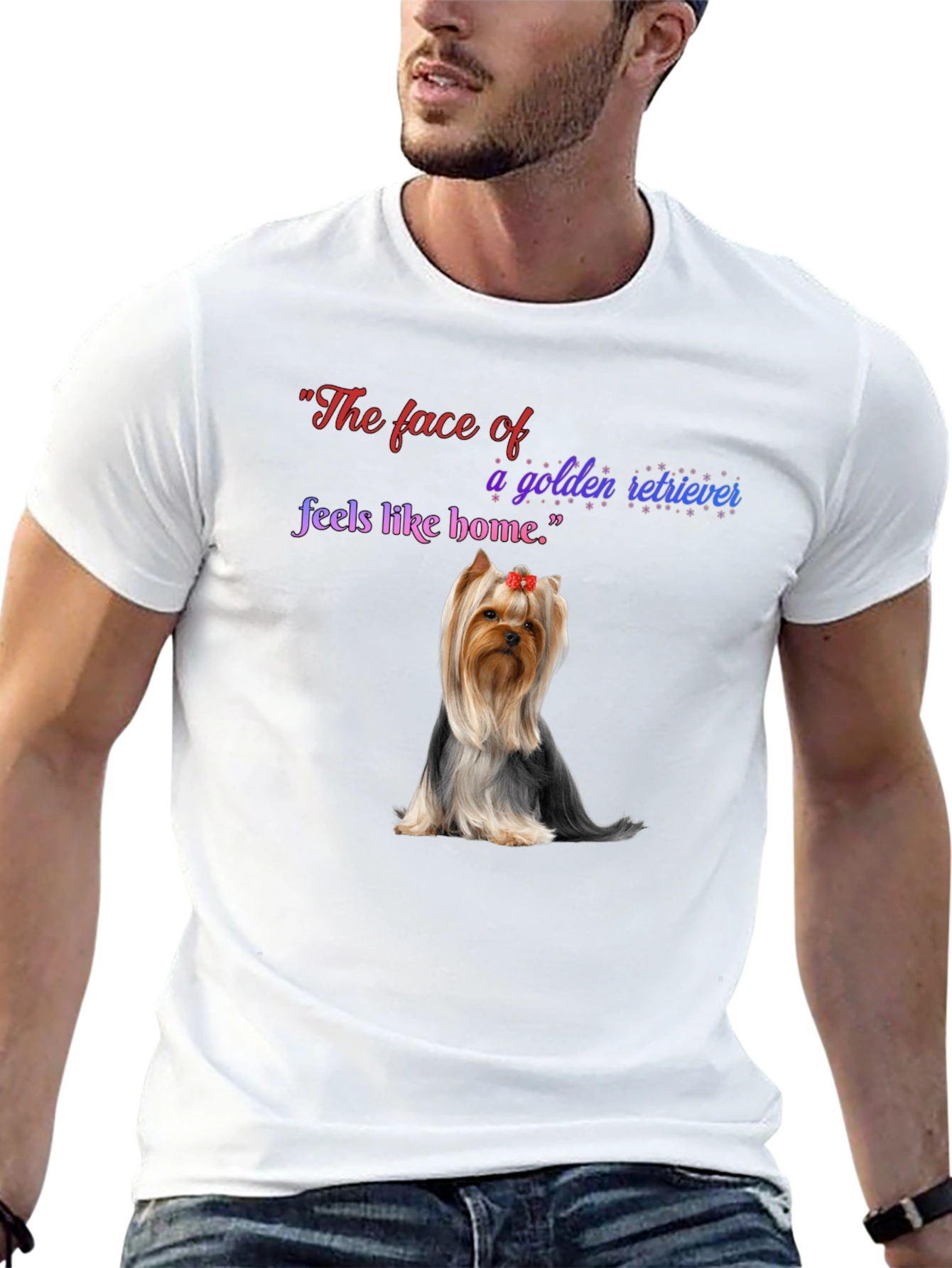 Dog Lover T-Shirt: Face Feels Like Home