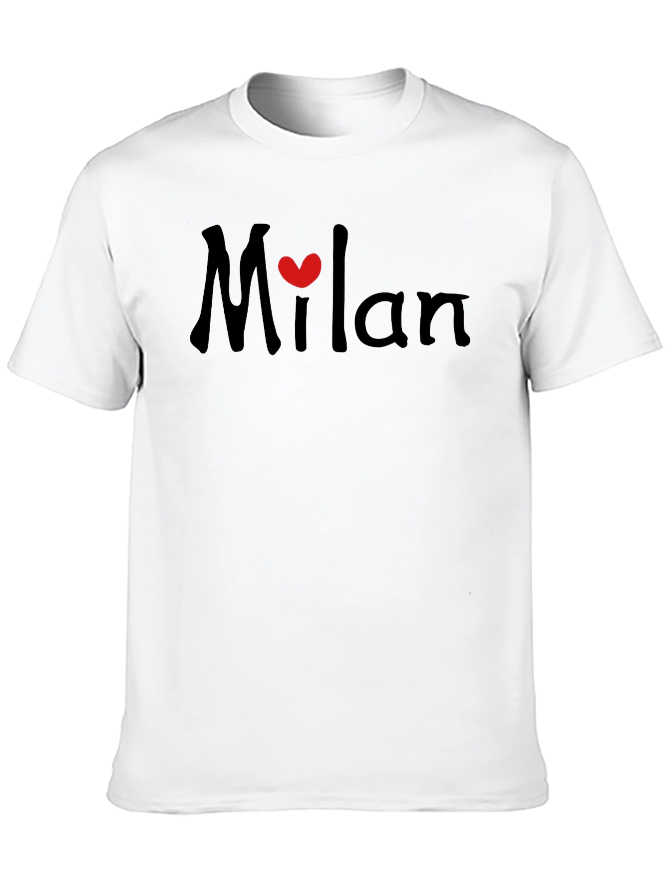 Milan Heart Tee - Stylish Graphic T-Shirt