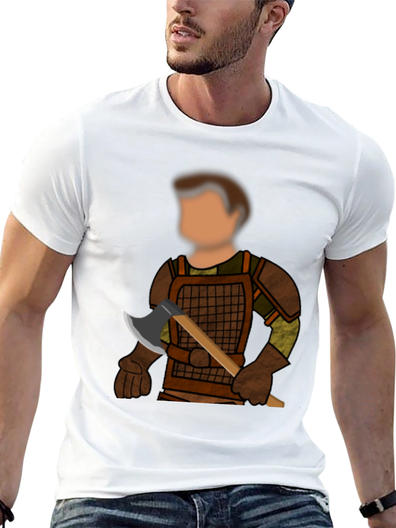 Warrior Graphic Black T-Shirt