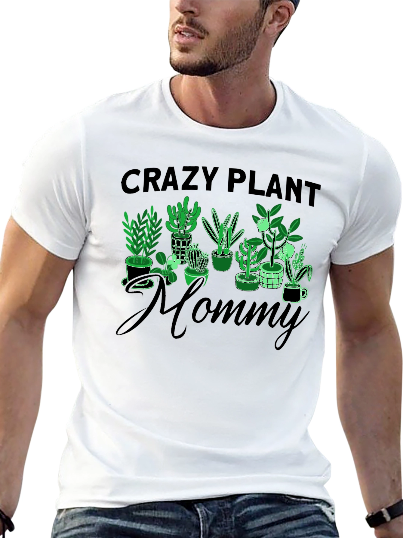 Crazy Plant Mommy Graphic Tee
