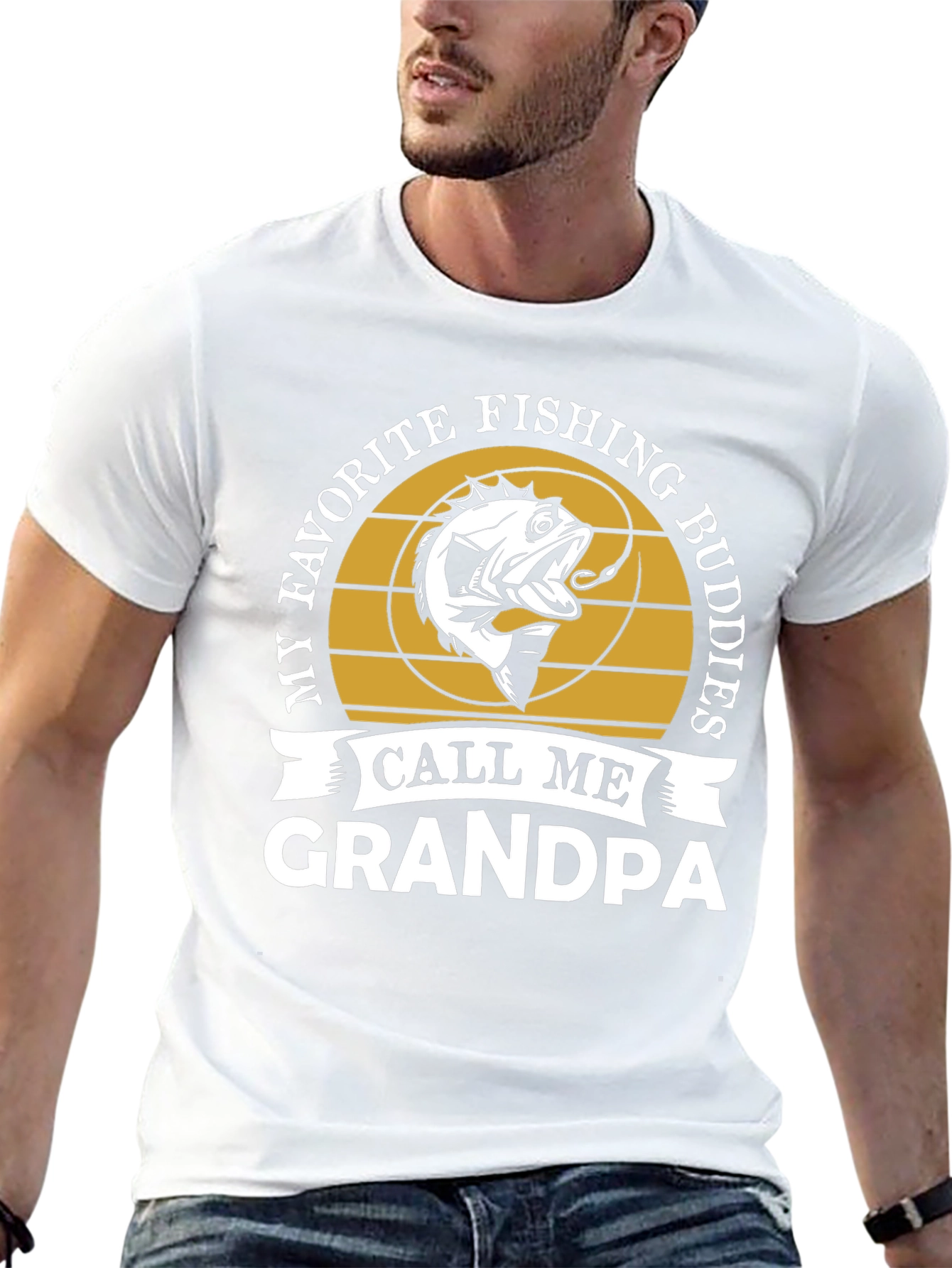 My Favorite Fishing Buddies Call Me Grandpa T-Shirt
