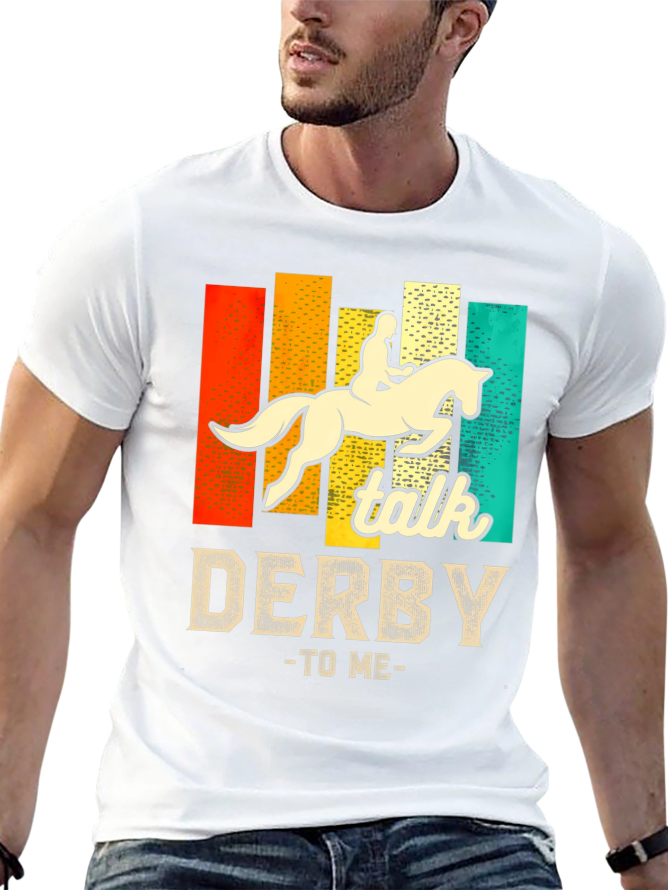 Derby Horse Rider Graphic T-Shirt