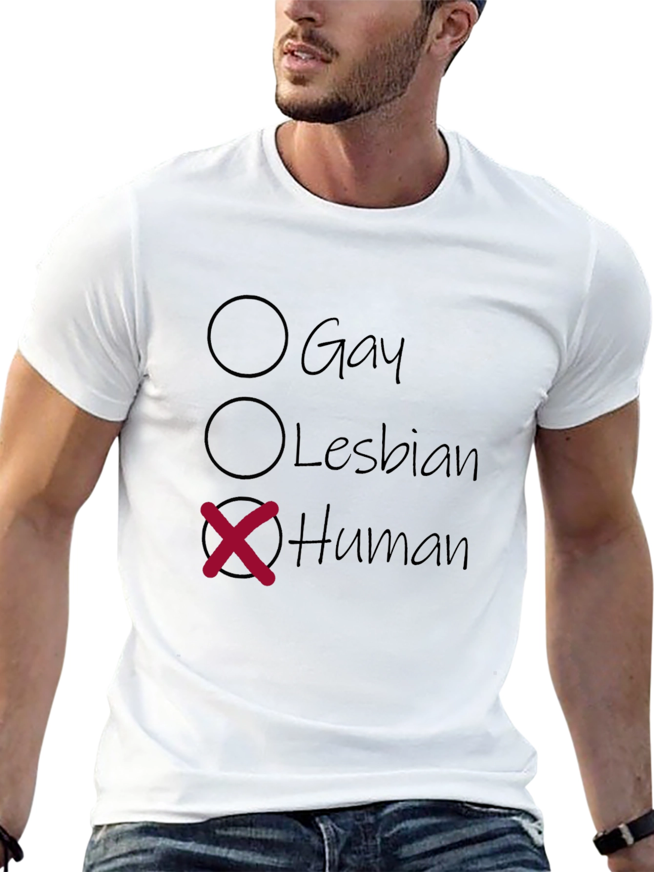 Human T-Shirt - Funny Gay Lesbian Choice Tee