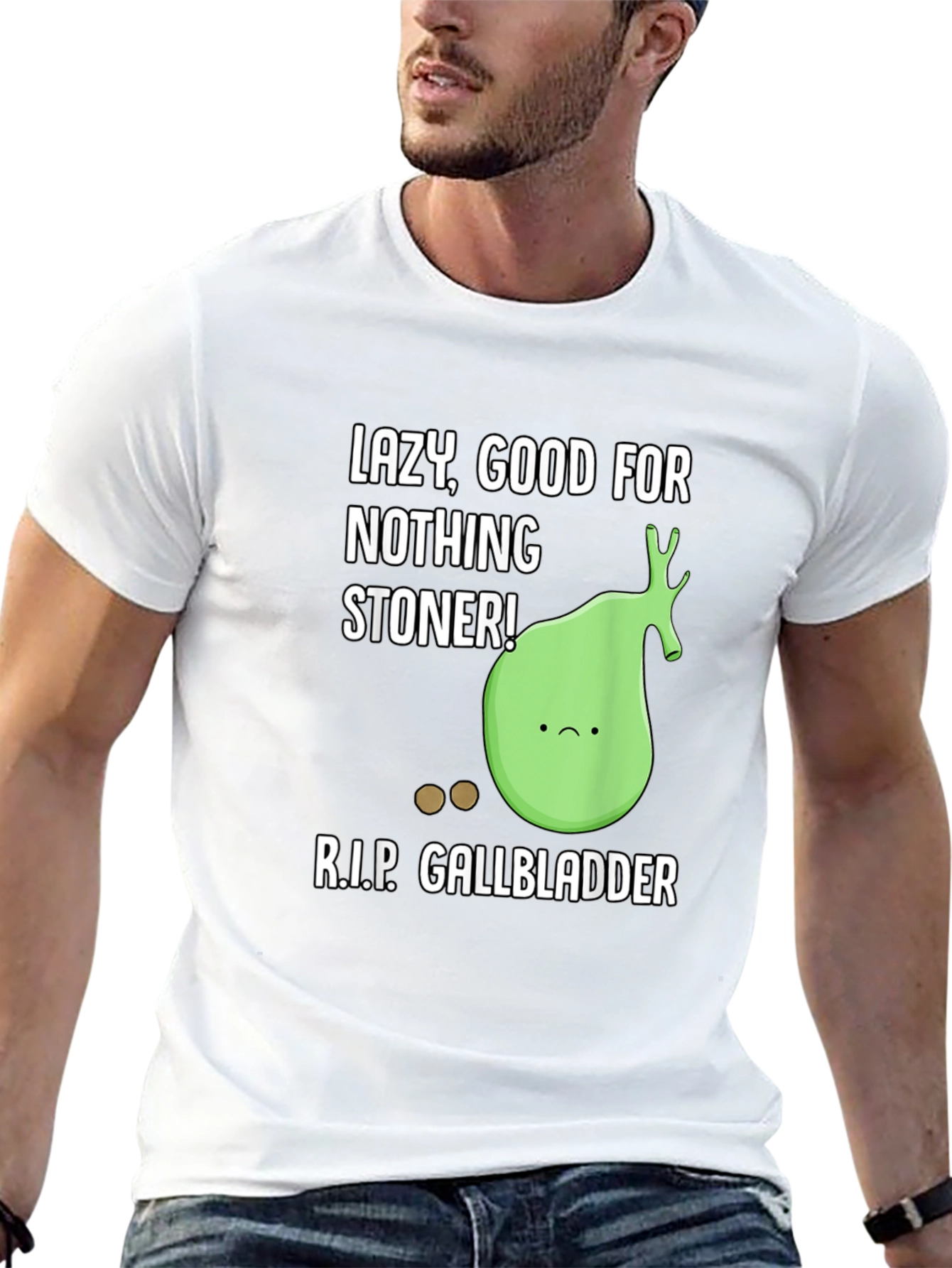 RIP Gallbladder Funny Graphic T-Shirt