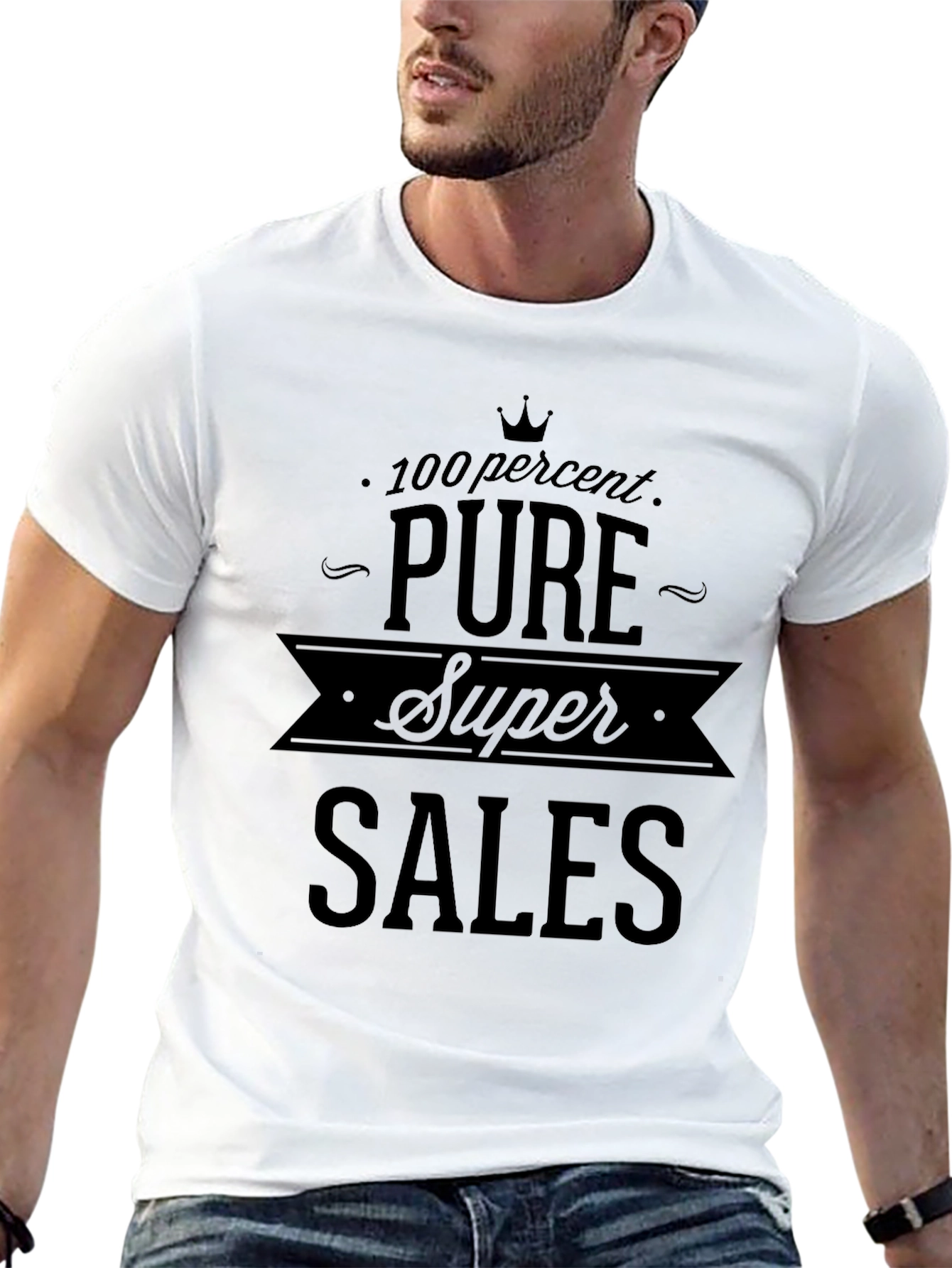 Pure Super Sales Black T-Shirt