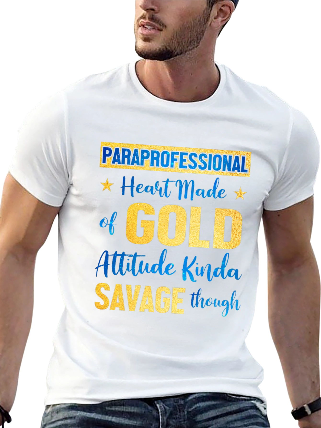 Paraprofessional Heart of Gold T-Shirt