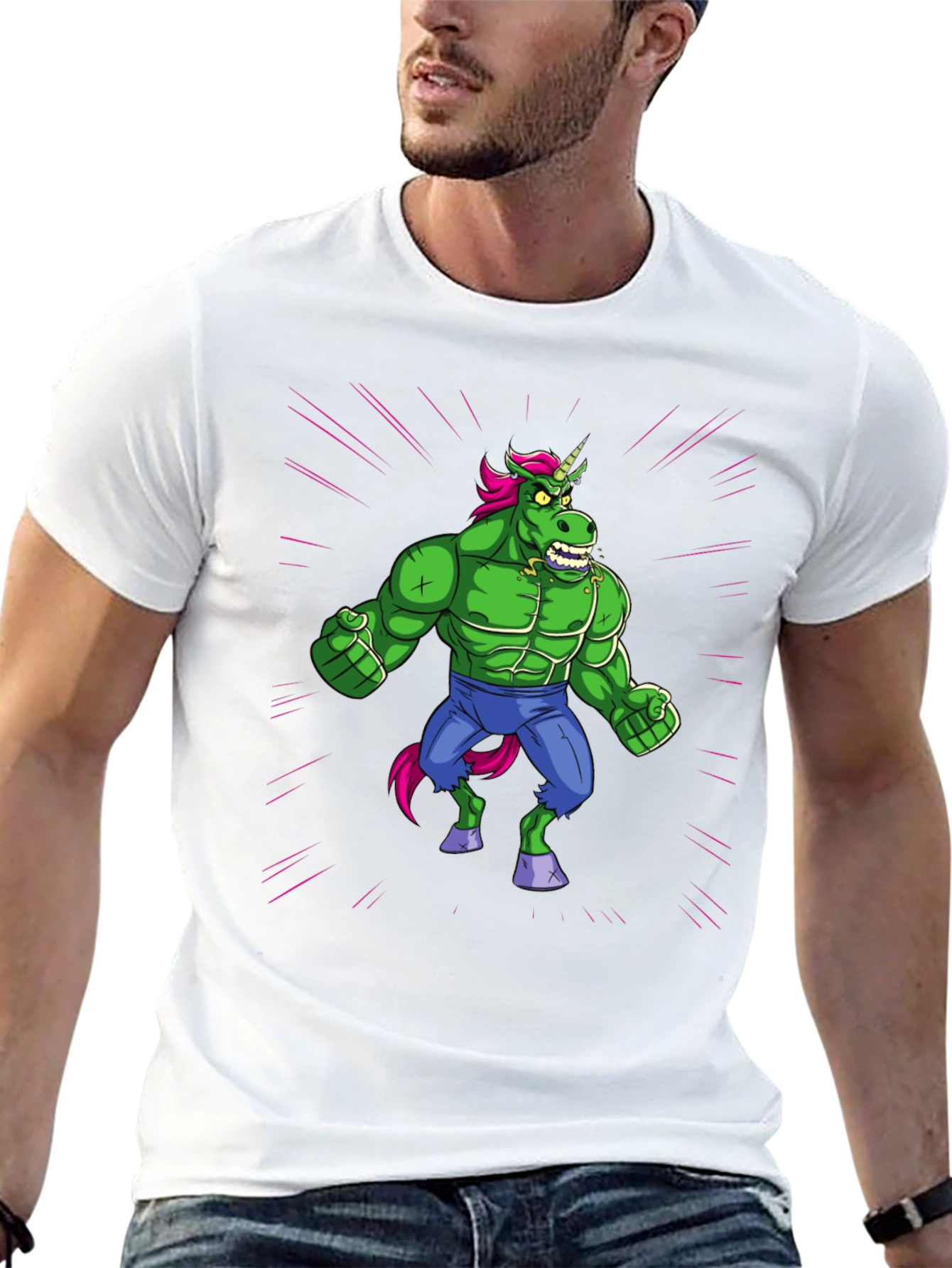 Hulk Unicorn Graphic Tee
