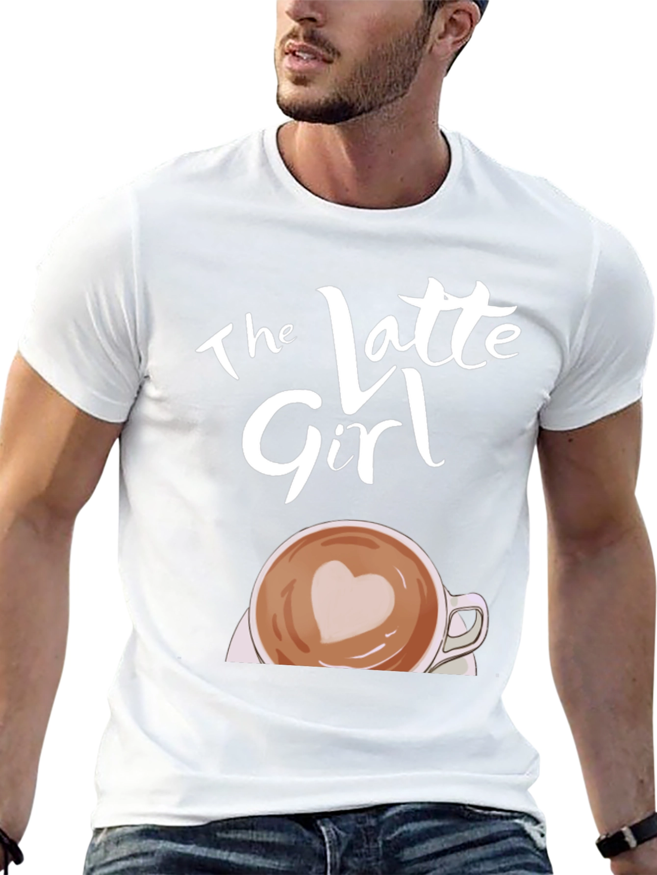 The Latte Girl T-Shirt - Coffee Lover Tee