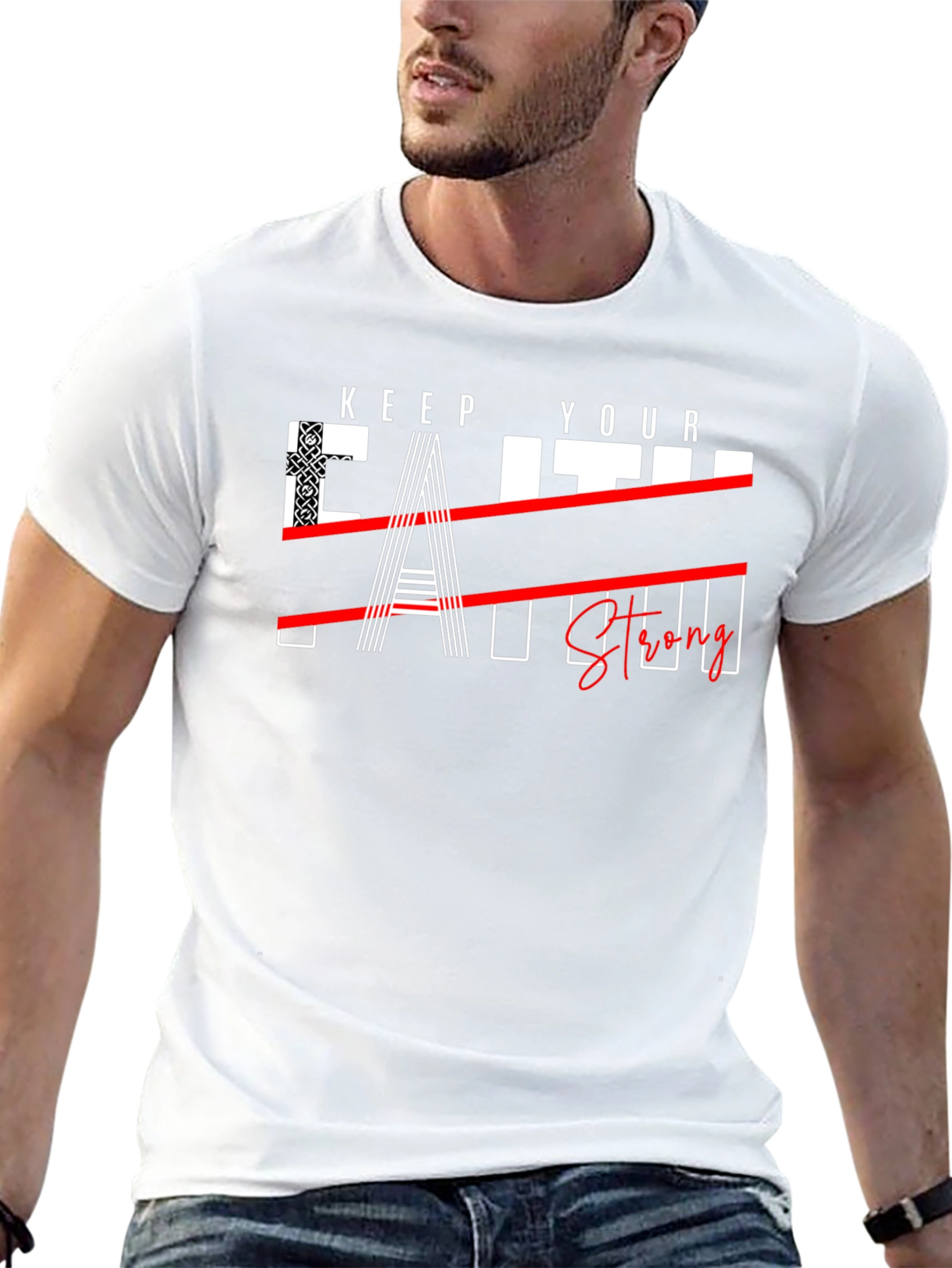 Keep Your Faith Strong Graphic Tee