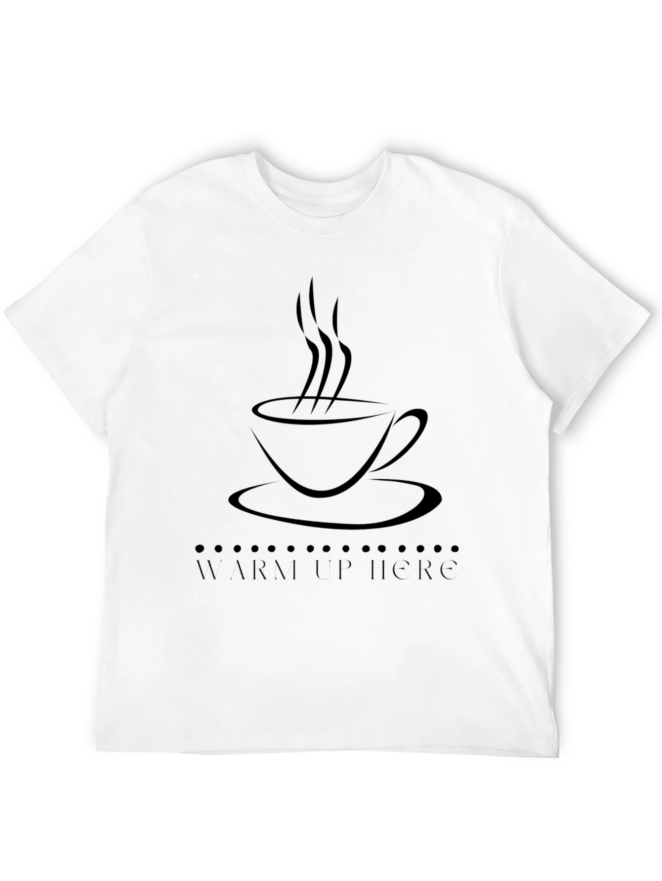 Warm Up Here Black T-Shirt