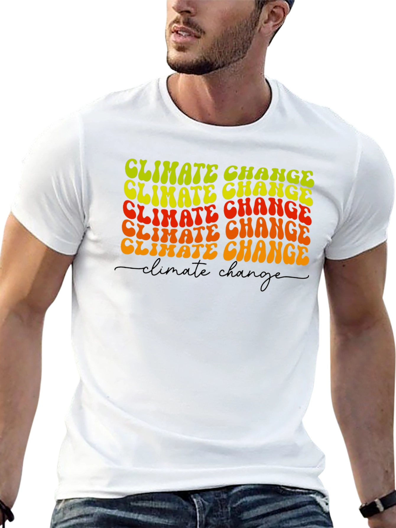 Climate Change Retro Graphic Tee