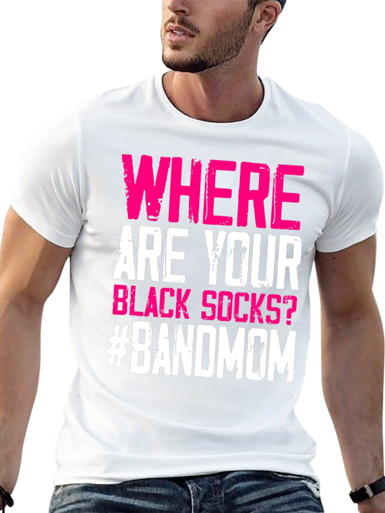 Funny Band Mom Graphic Tee