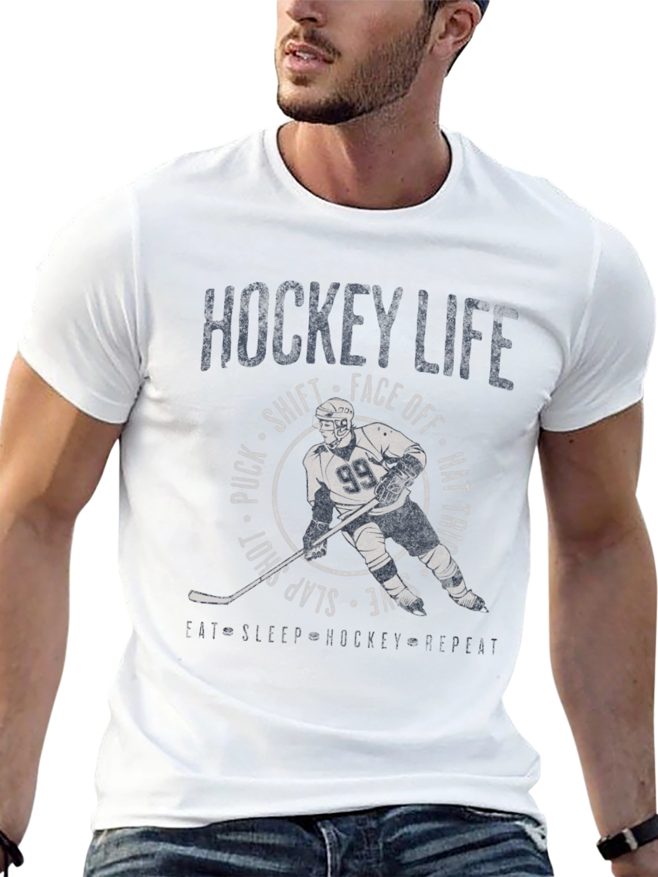 Hockey Life Graphic Tee - Black T-Shirt