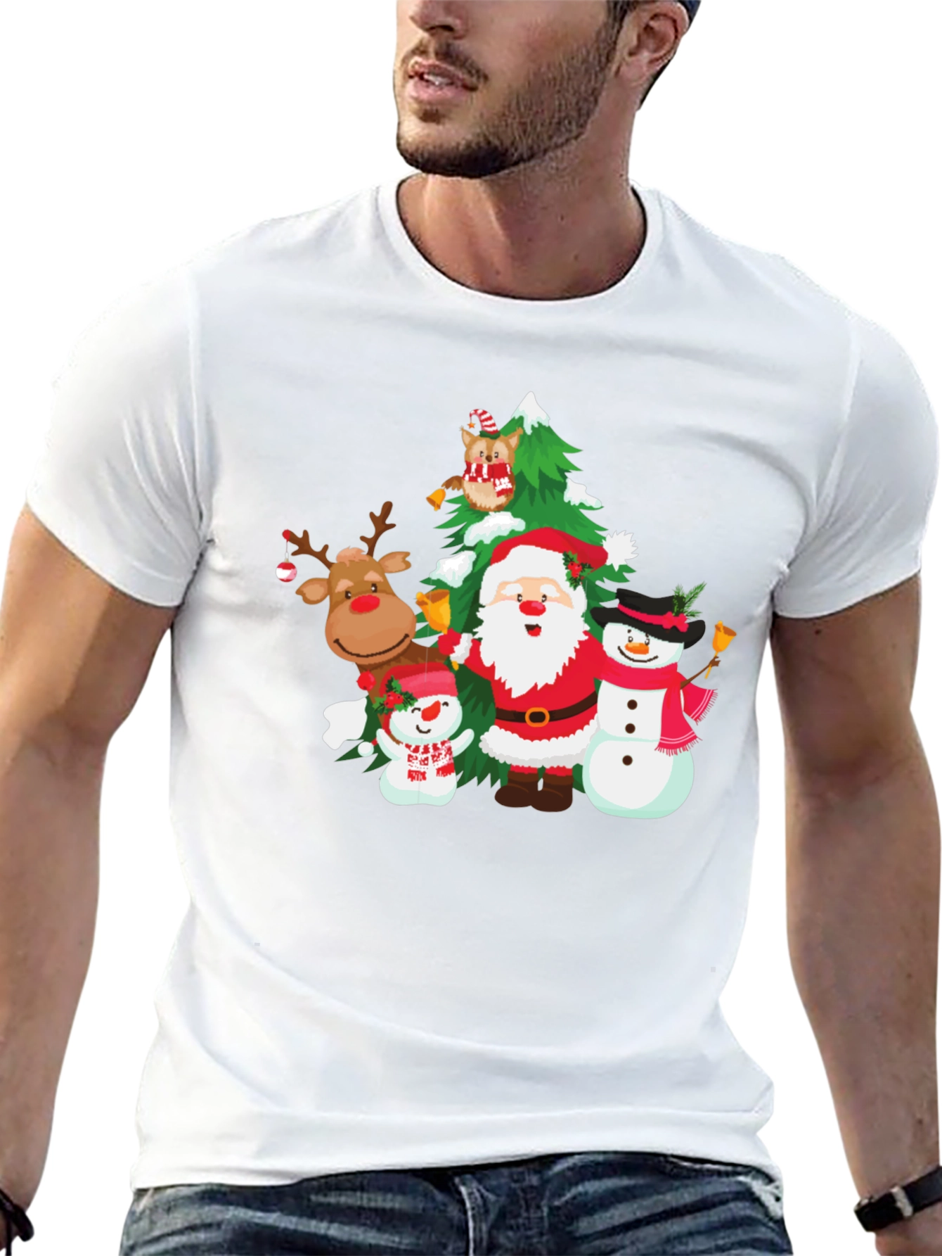 Festive Christmas Graphic T-Shirt