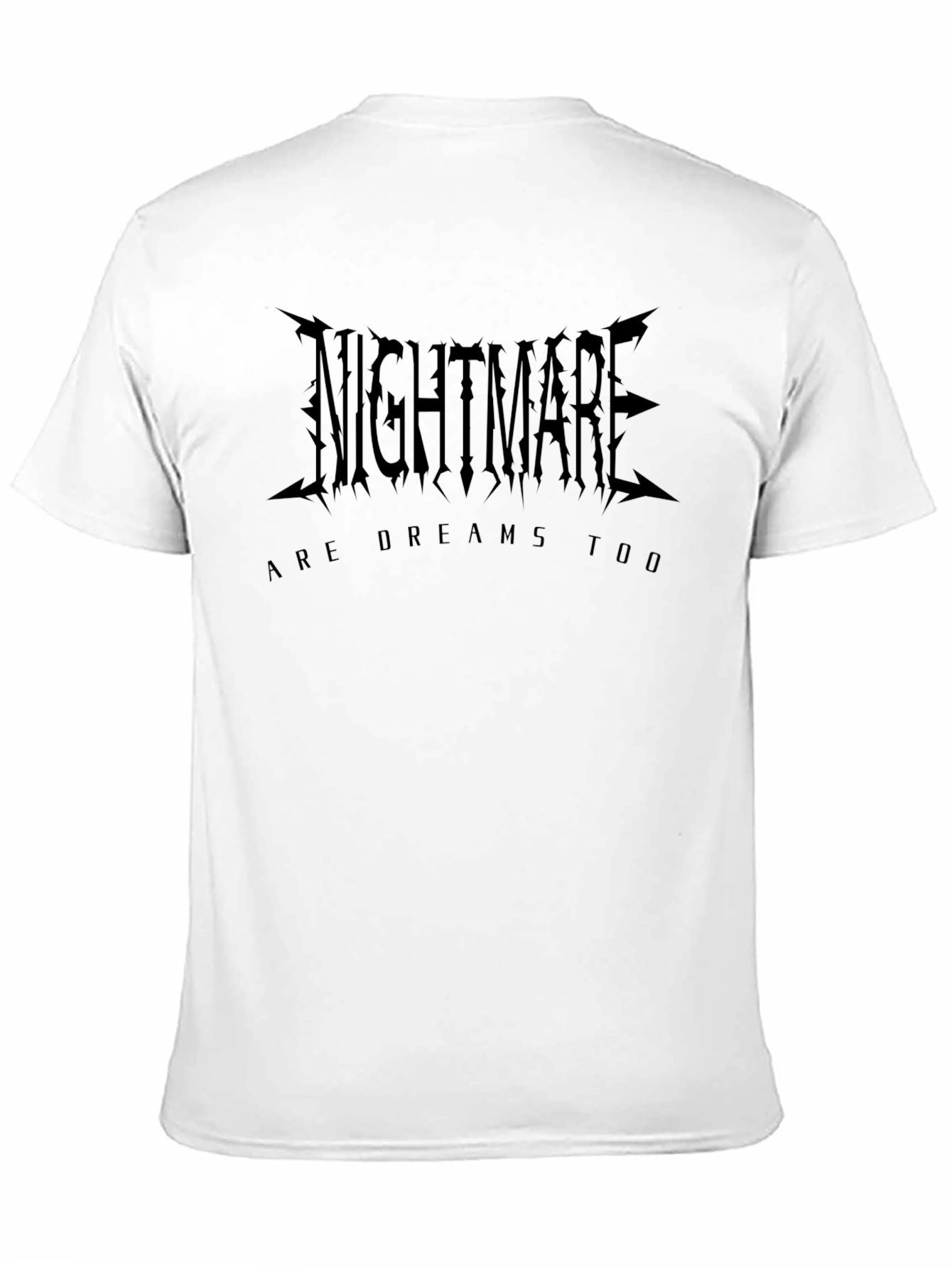 Nightmare Dreams Too Black Graphic Tee