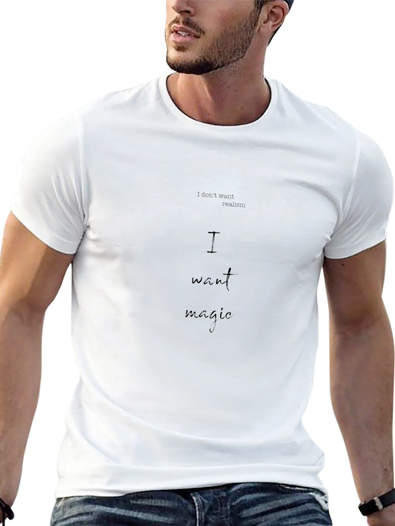I Want Magic Black Graphic Tee