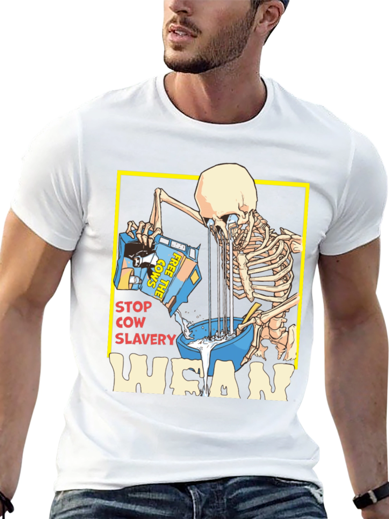 Vegan T-Shirt: Stop Cow Slavery