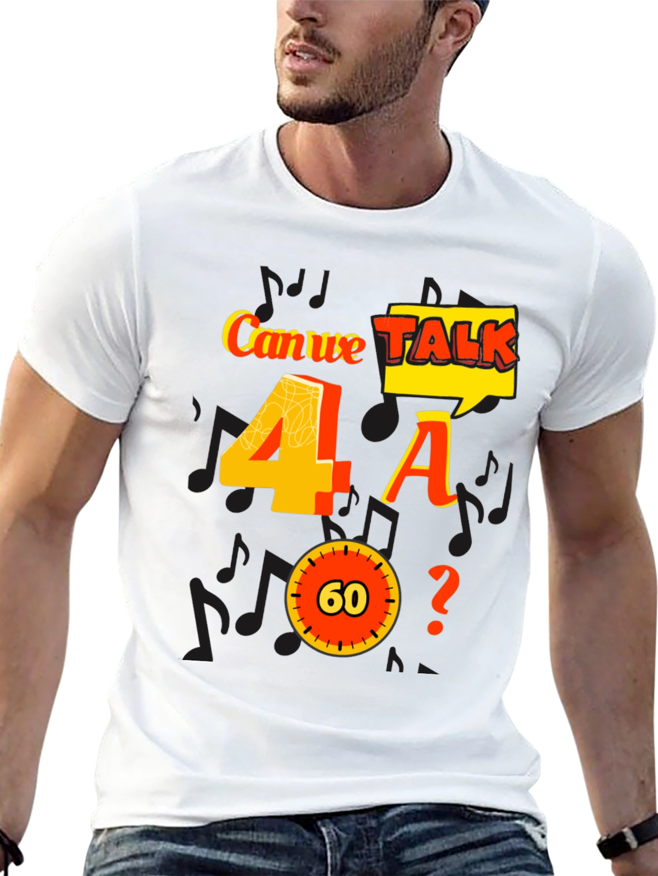 Can We Talk 4 A 60? Graphic Tee