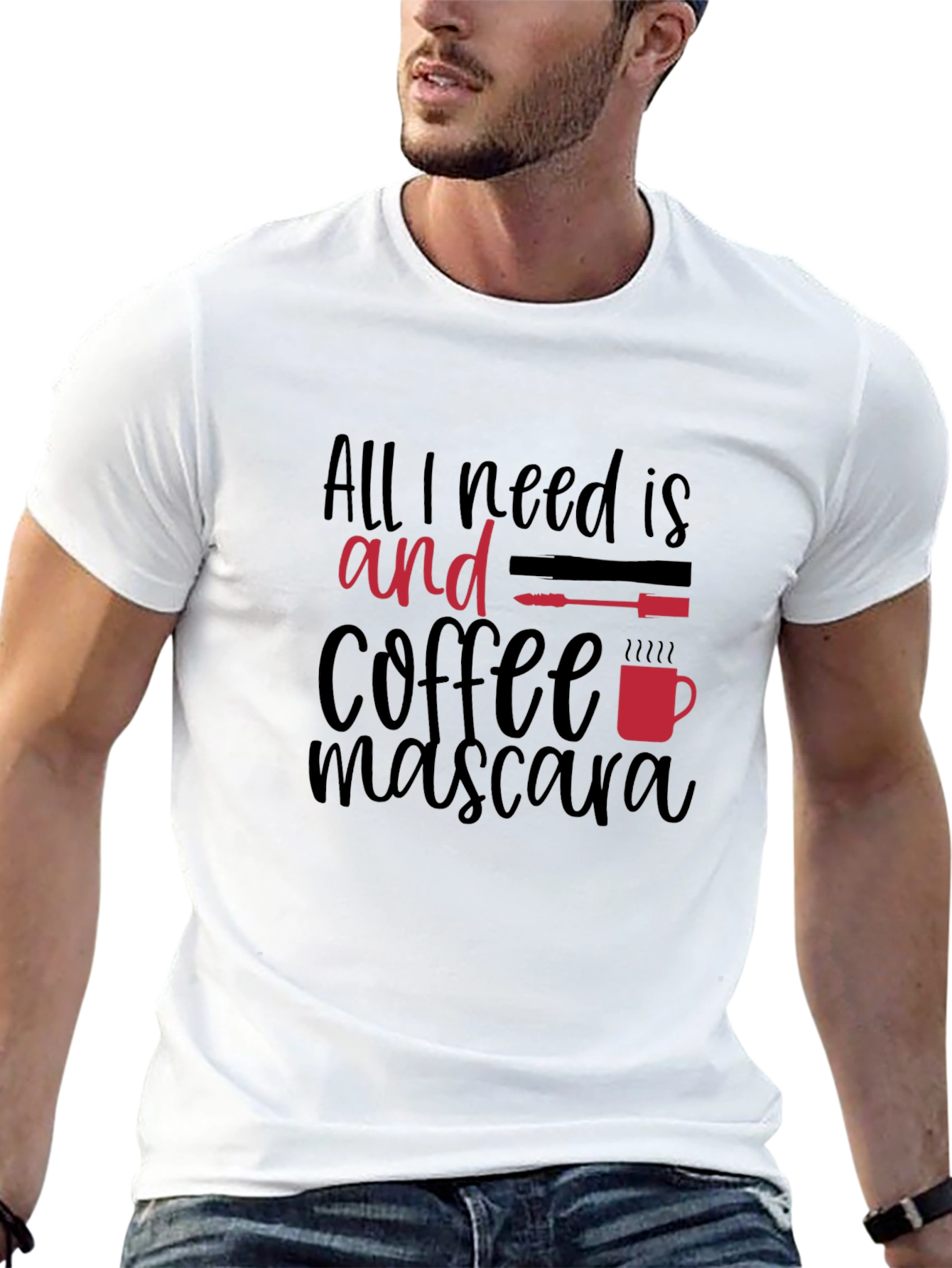 Coffee & Mascara Graphic T-Shirt