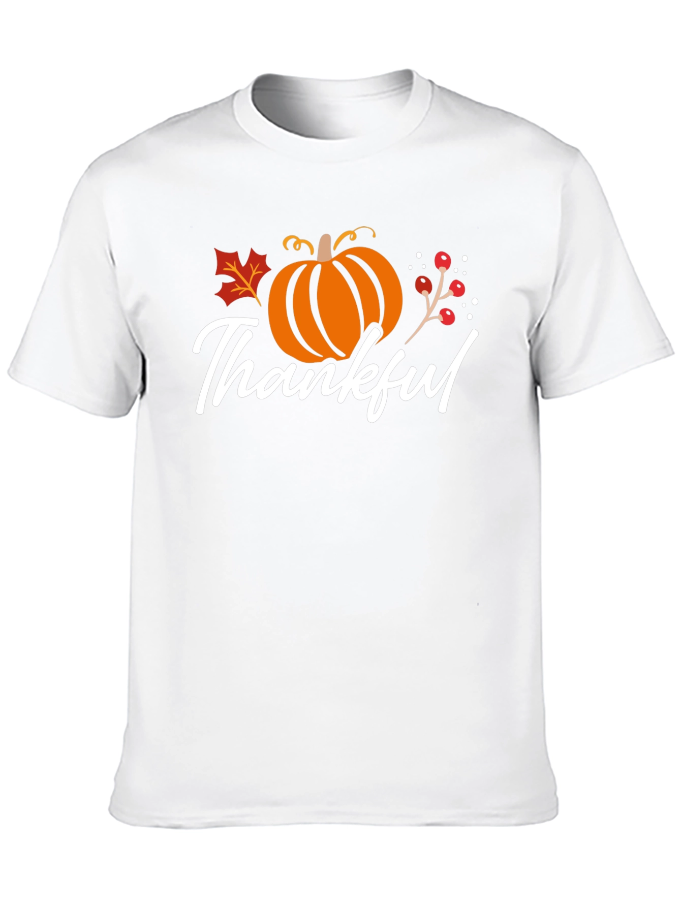 Thankful Fall Pumpkin Graphic T-Shirt