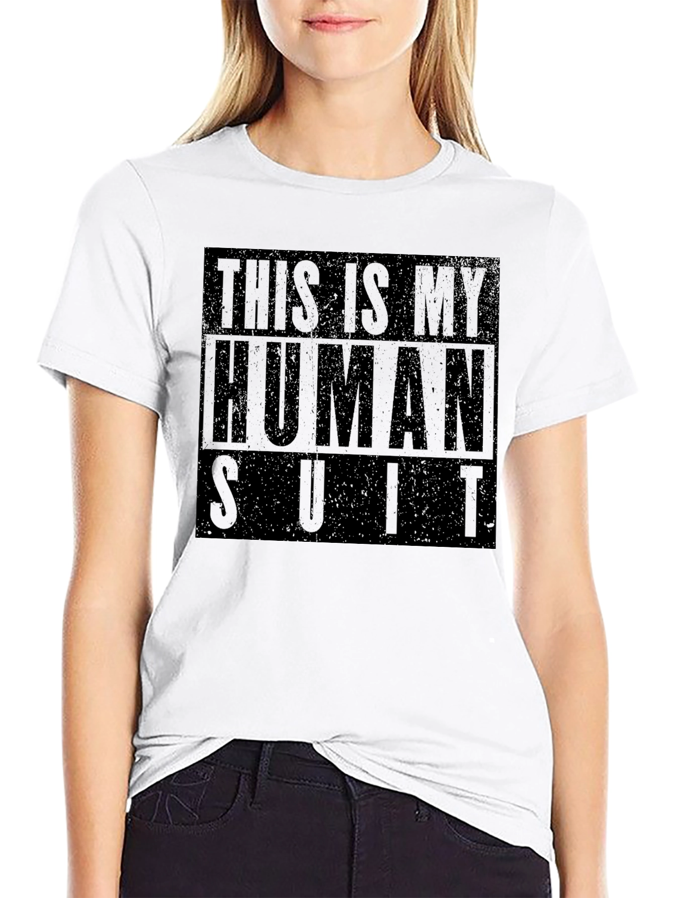 Human Suit Graphic Tee - Mens Black T-Shirt