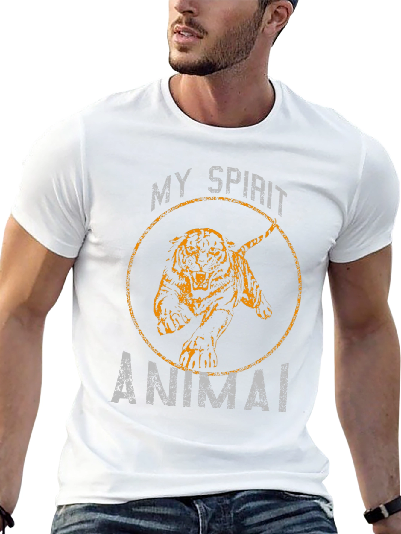 My Spirit Animal Tiger Graphic Tee