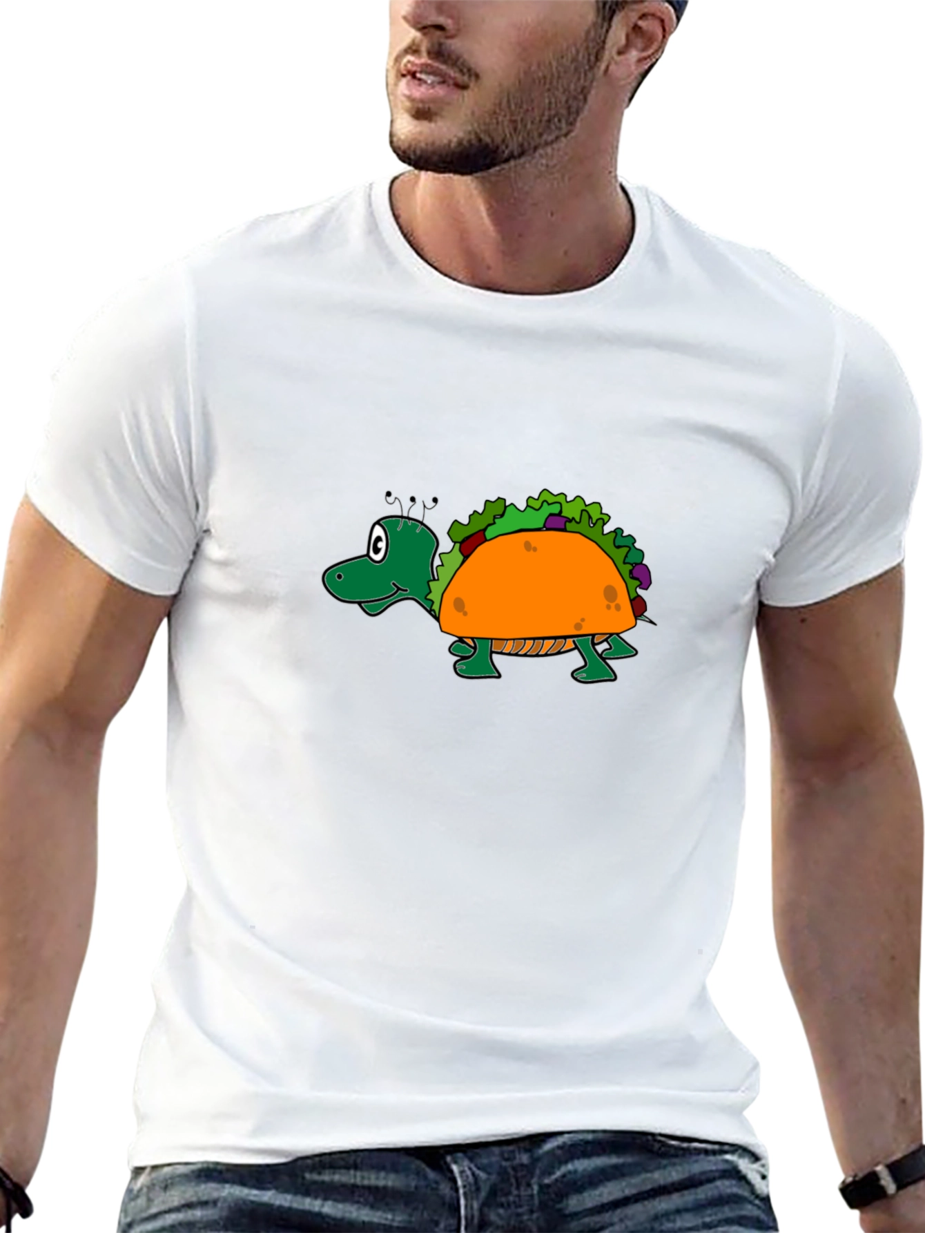 Taco Turtle Graphic Tee - Funny Foodie Shirt