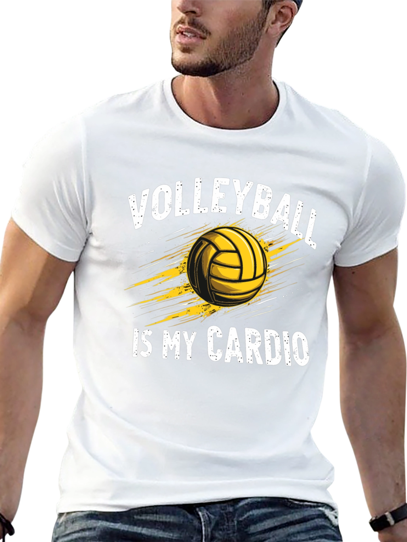 Volleyball Is My Cardio Graphic Tee